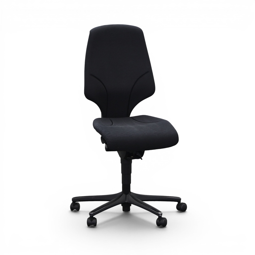 Bürostuhl Giroflex 64 - Gemustert (Normal gebraucht, Schwarz)