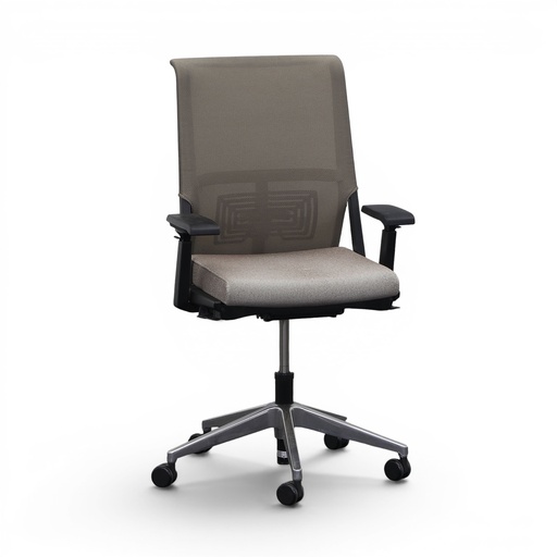 Bürostuhl Haworth Comforto 5965 (Gut, Beige, Verchromt)