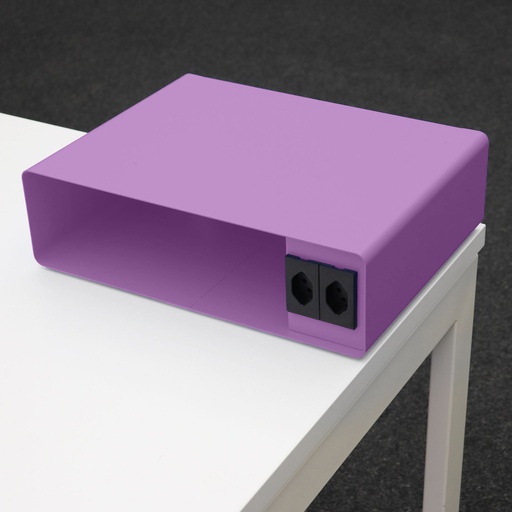 Steckdosenleiste Box - Organizer Lista LO (Hellviolett)