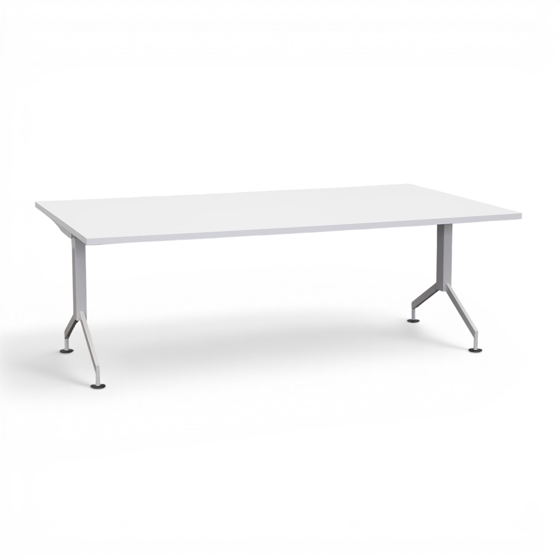 Besprechungstisch 210x120 cm, Weiss, Rechteckig, Gut, Tisch - Hochwertig & langlebig