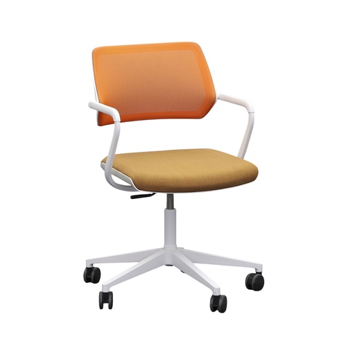 Konferenzstuhl Steelcase QiVi (Orange, Gut)