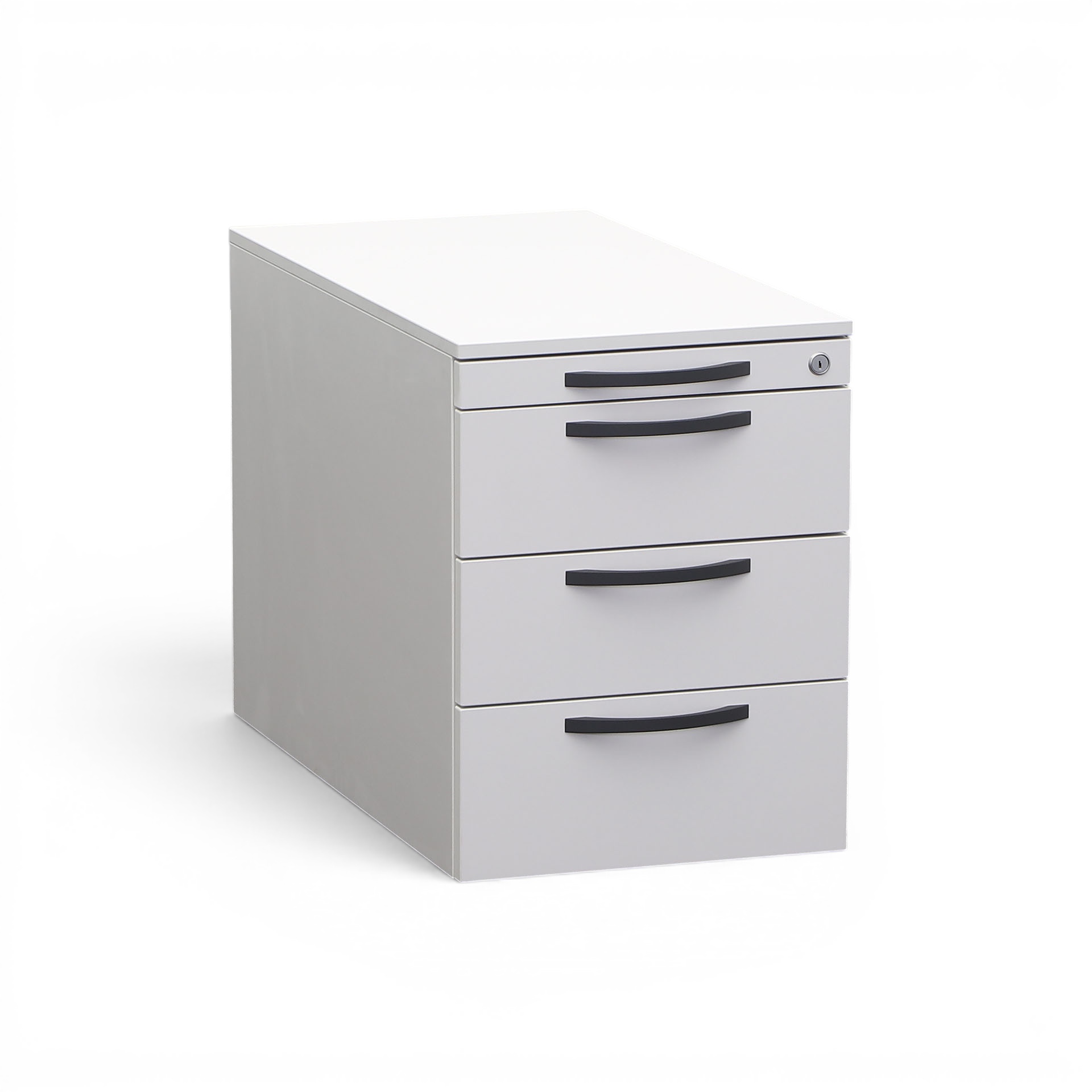 Caisson à roulettes Steelcase Implicit, Blanc, avec des tiroirs, Bon - parfait pour un bureau moderne