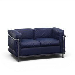 Cassina -Le Corbusier LC2  (Starke Nutzung, 2-Sitzer)