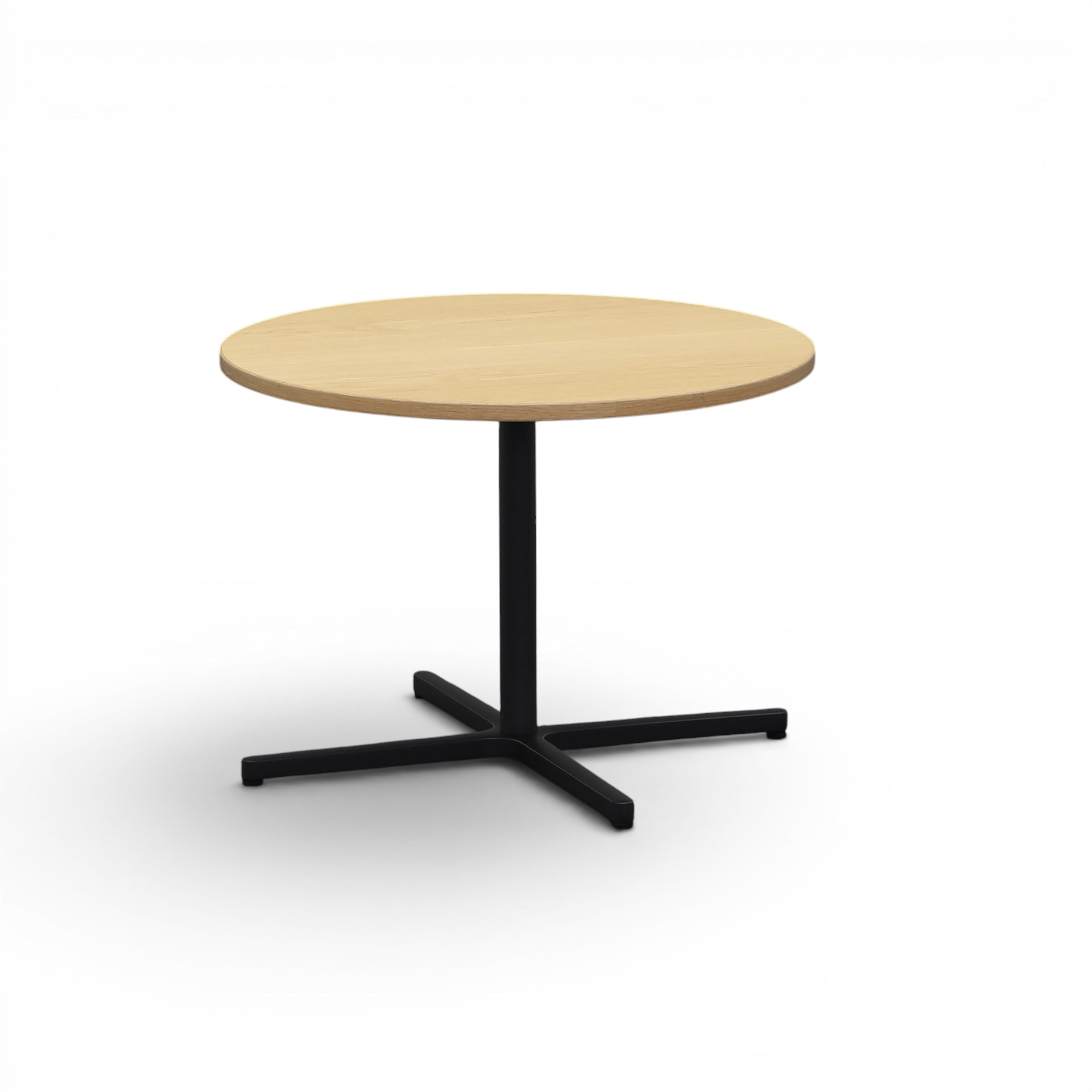 Table de travail Vitra Soft 63x63 cm, Chêne/Noir, Autour, Bon Table - Optimale pour un aménagement de bureau moderne
