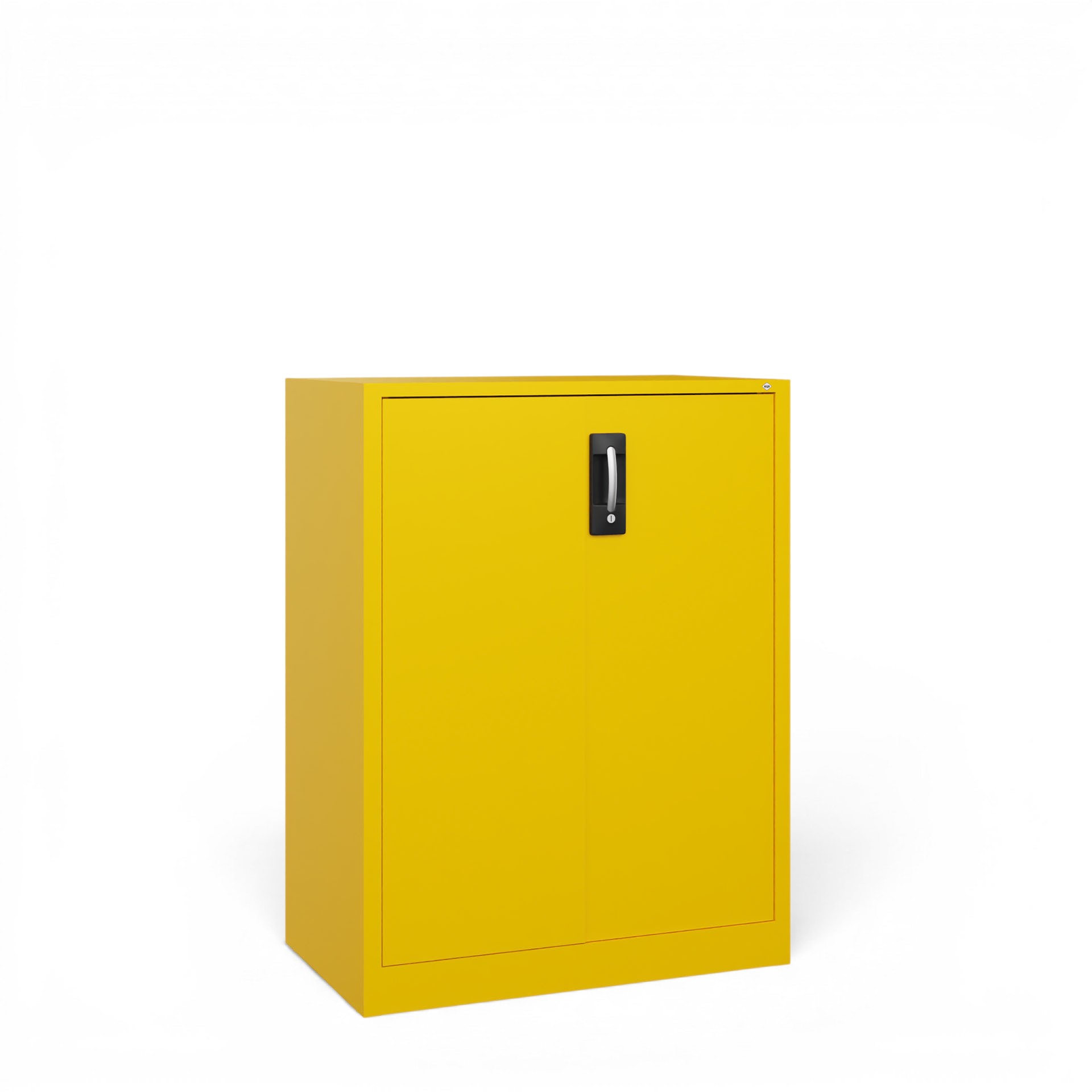 Image of Metallschrank C+P Acurado , Gelb, mit Schlüssel, 93 x 120 x 50 cm, Neu - Perfekt auch als Aktenschrank