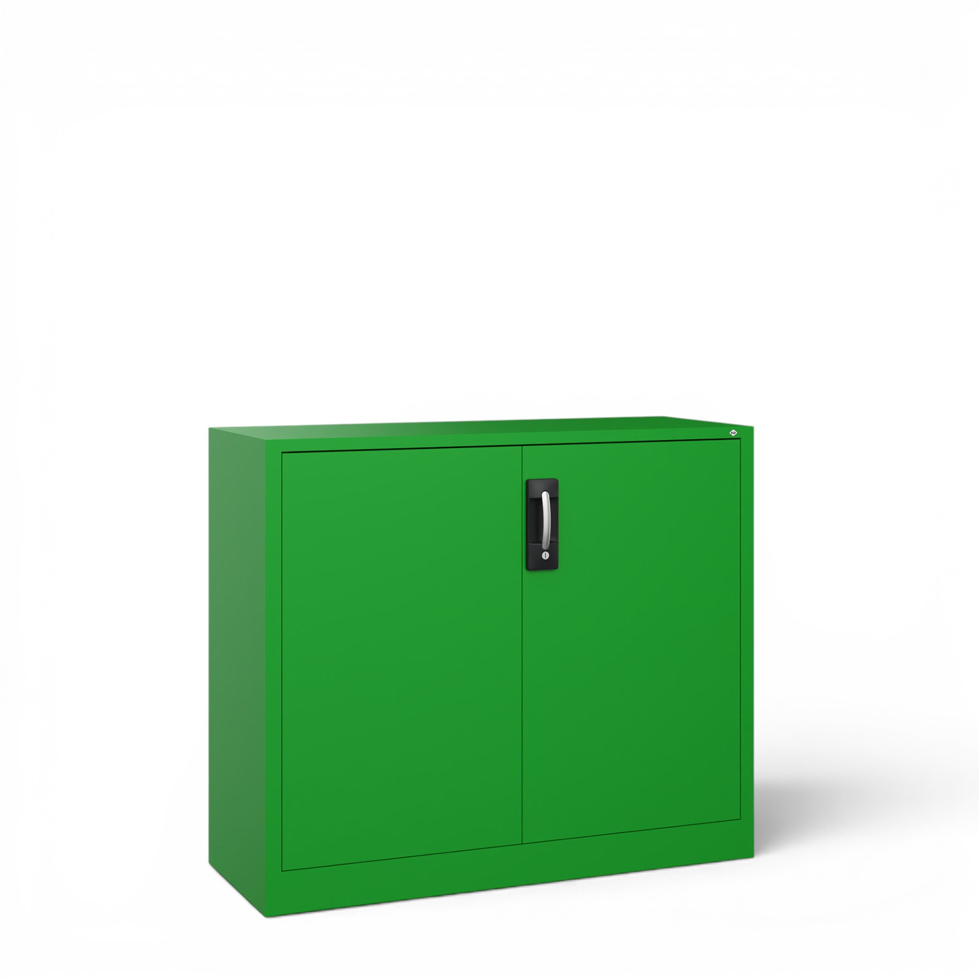 Image of Metallschrank C+P Acurado , Grün, mit Schlüssel, 120 x 100 x 40 cm, Neu - Perfekt auch als Aktenschrank