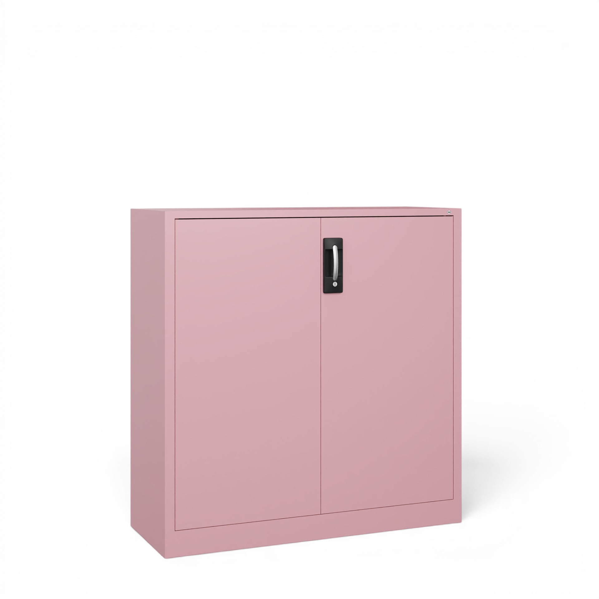 Image of Metallschrank C+P Acurado , Rosa, mit Schlüssel, 120 x 120 x 40 cm, Neu - Perfekt auch als Aktenschrank