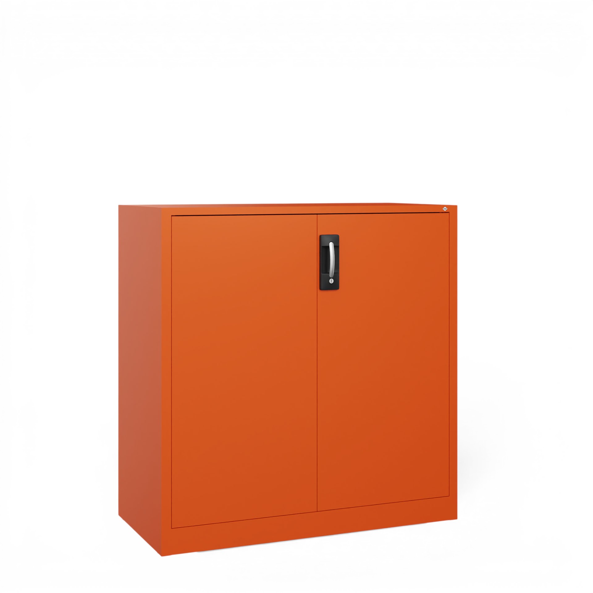 Image of Metallschrank C+P Acurado , Orange, mit Schlüssel, 120 x 120 x 50 cm, Neu - Perfekt auch als Aktenschrank