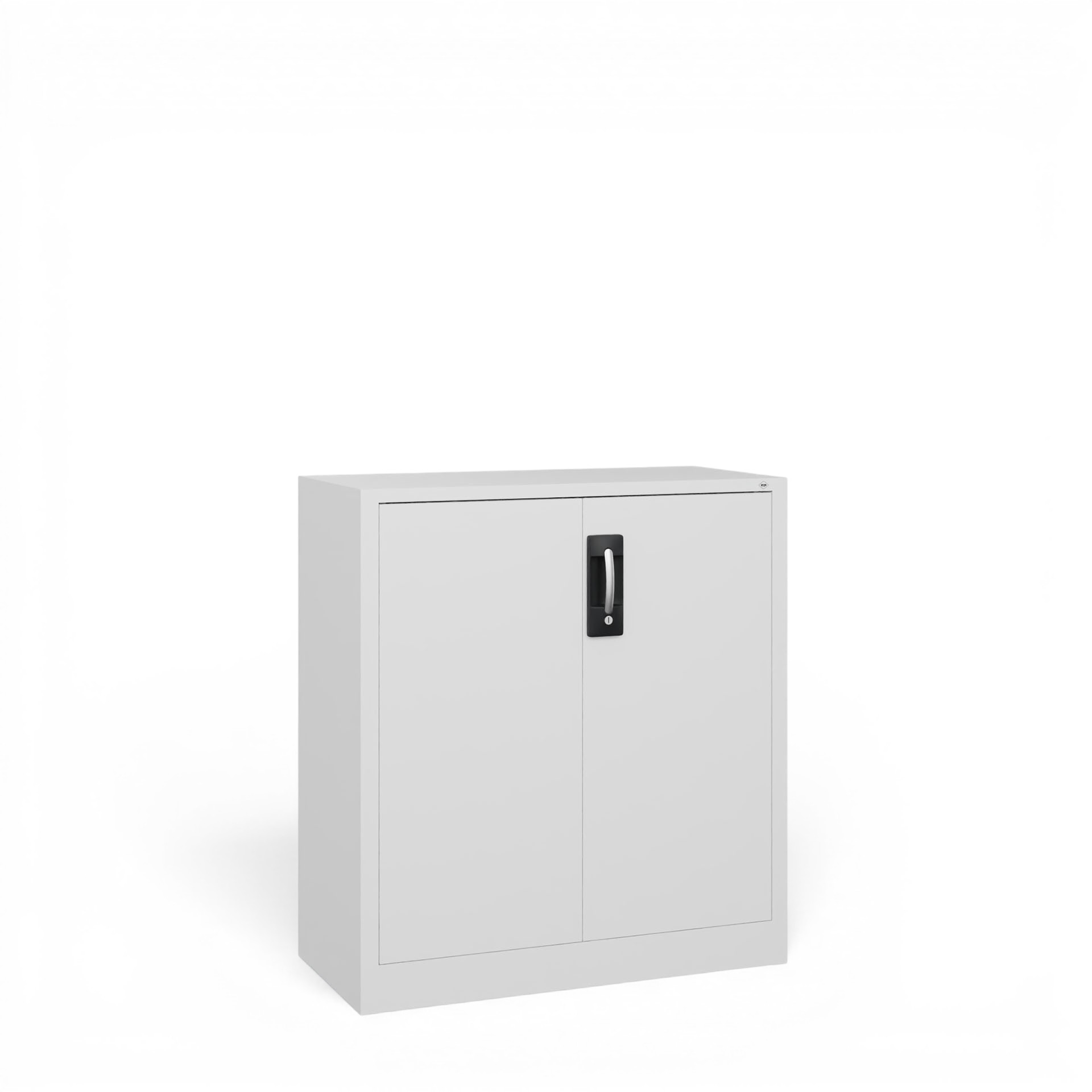 Image of Metallschrank C+P Acurado , Weiss, mit Schlüssel, 93 x 100 x 40 cm, Neu - Perfekt auch als Aktenschrank