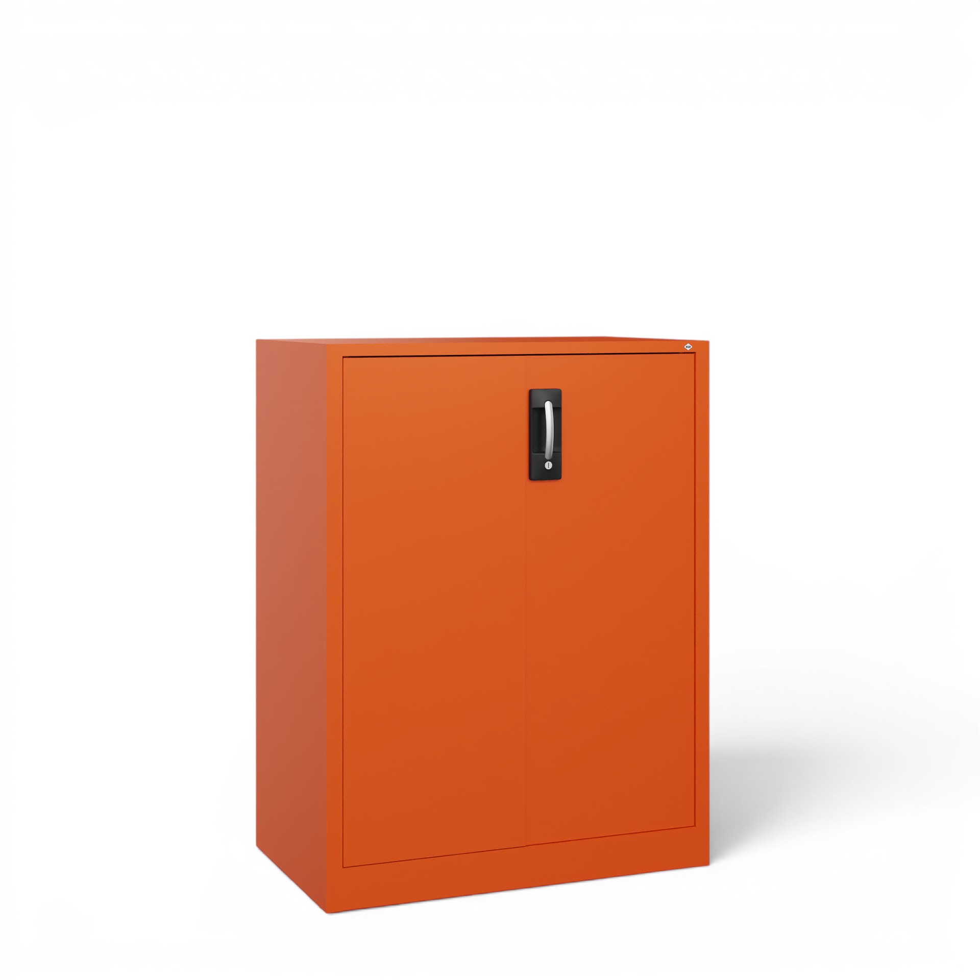 Image of Metallschrank C+P Acurado , Orange, mit Schlüssel, 93 x 120 x 50 cm, Neu - Perfekt auch als Aktenschrank