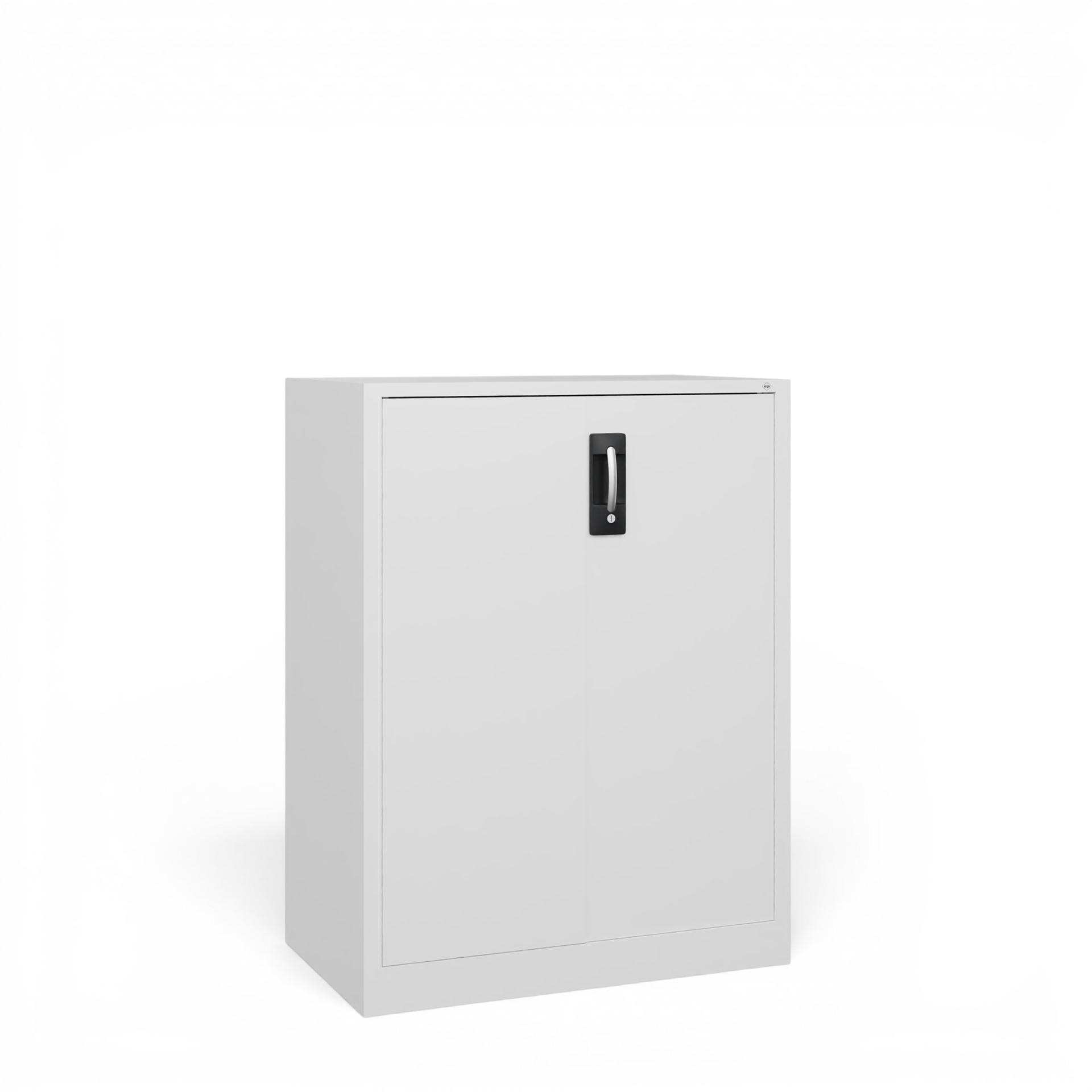 Image of Metallschrank C+P Acurado , Weiss, mit Schlüssel, 93 x 120 x 50 cm, Neu - Perfekt auch als Aktenschrank