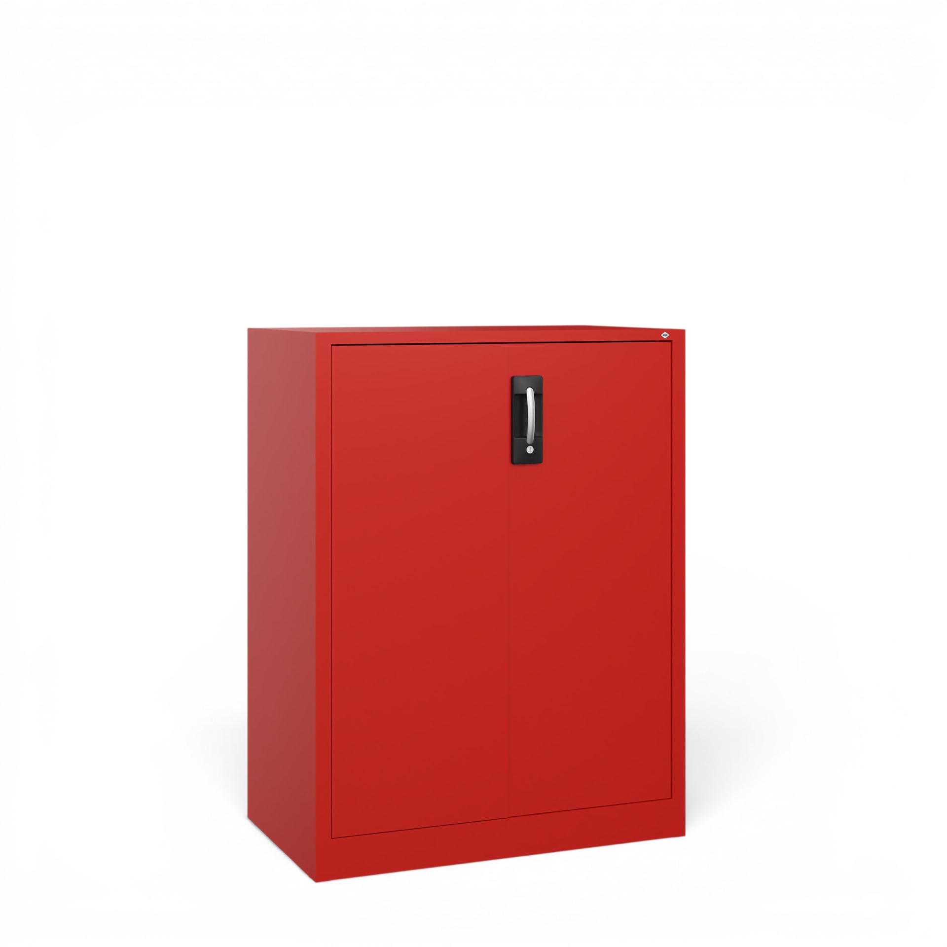 Image of Metallschrank C+P Acurado , Rot, mit Schlüssel, 93 x 120 x 50 cm, Neu - Perfekt auch als Aktenschrank