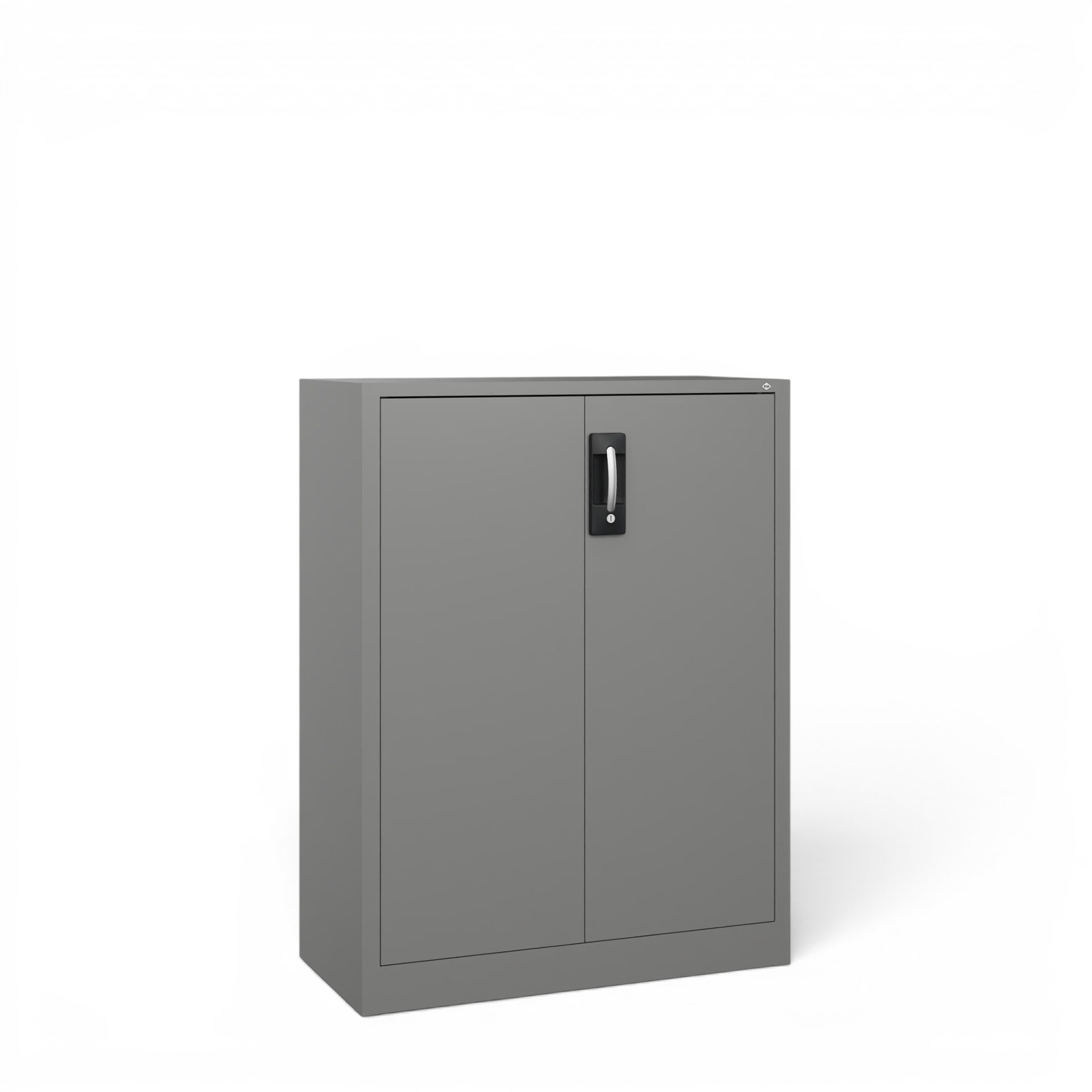 Image of Metallschrank C+P Acurado , Stahlgrau, mit Schlüssel, 93 x 120 x 40 cm, Neu - Perfekt auch als Aktenschrank