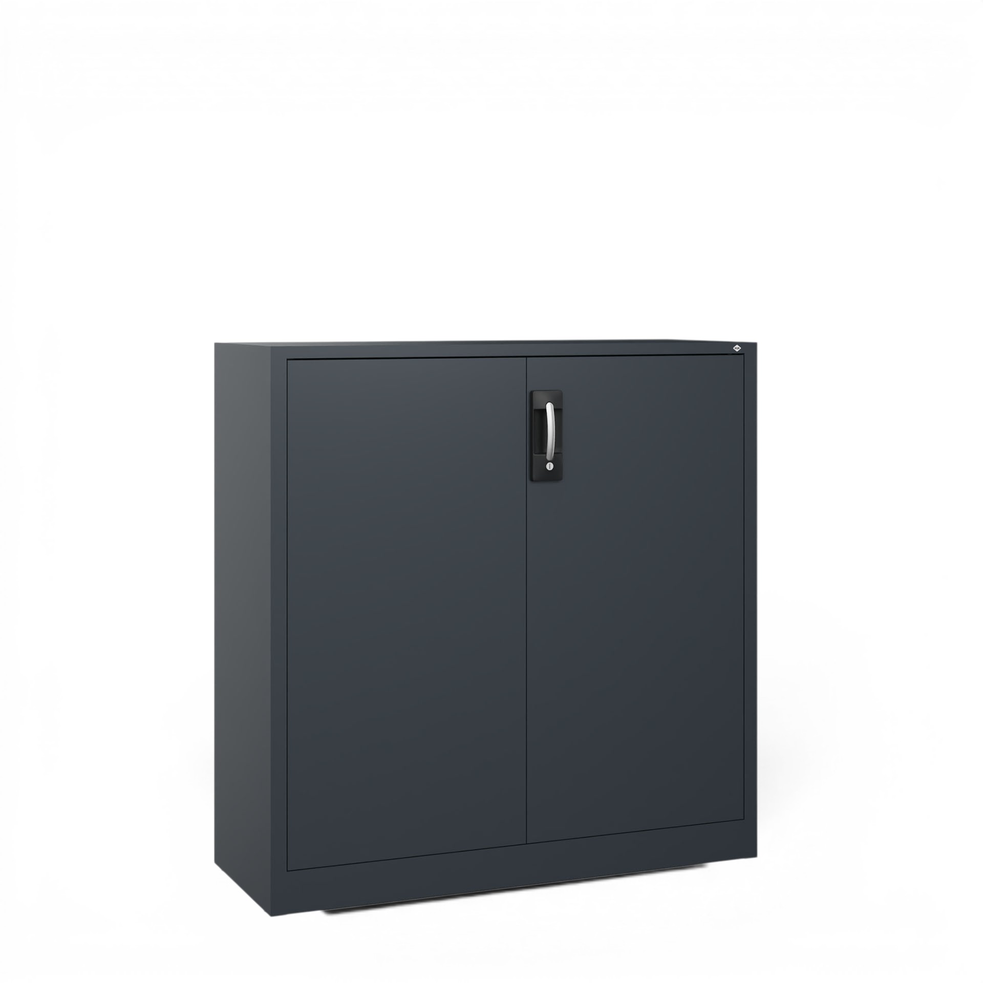 Image of Metallschrank C+P Acurado , Anthrazit, mit Schlüssel, 120 x 120 x 40 cm, Neu - Perfekt auch als Aktenschrank