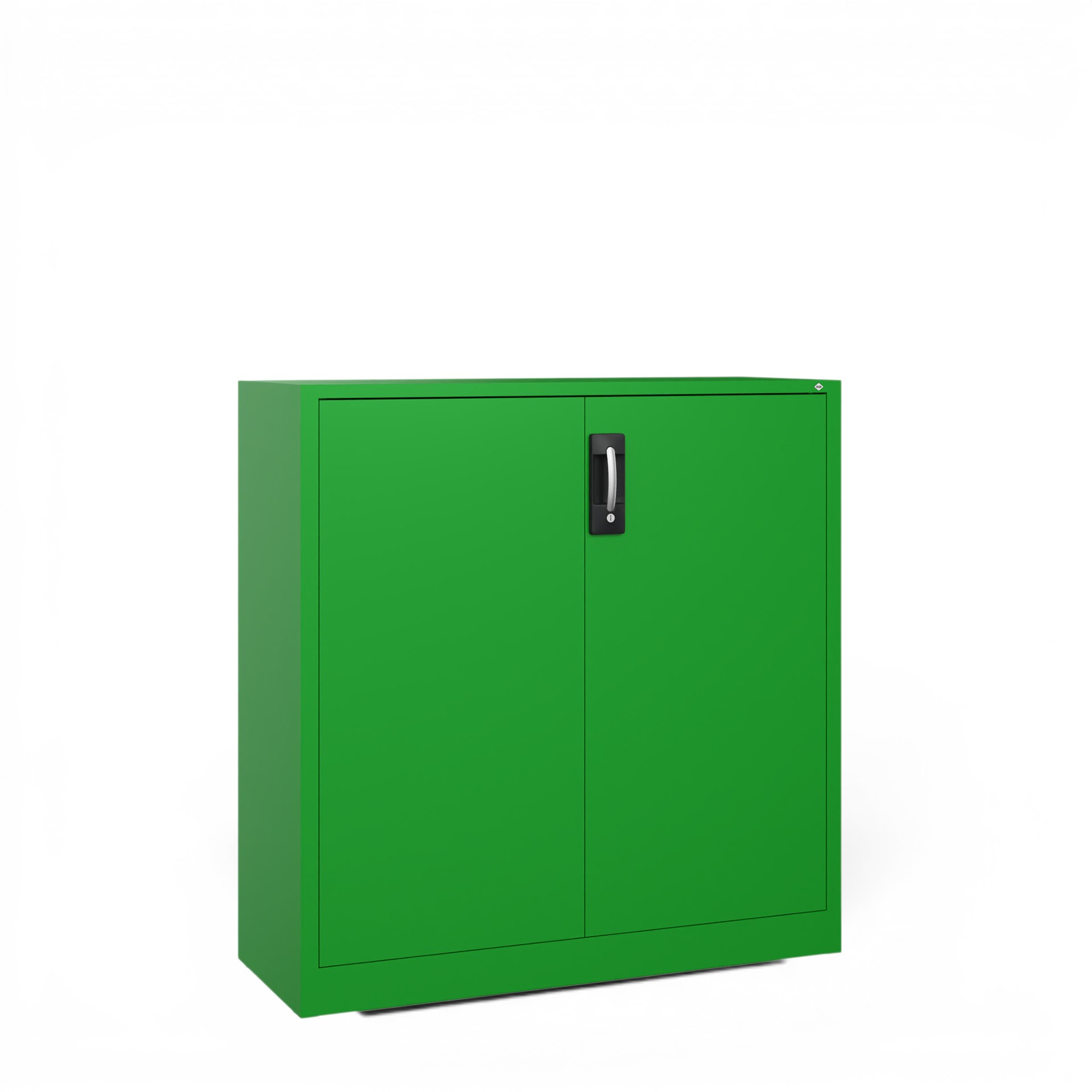 Image of Metallschrank C+P Acurado , Grün, mit Schlüssel, 120 x 120 x 40 cm, Neu - Perfekt auch als Aktenschrank