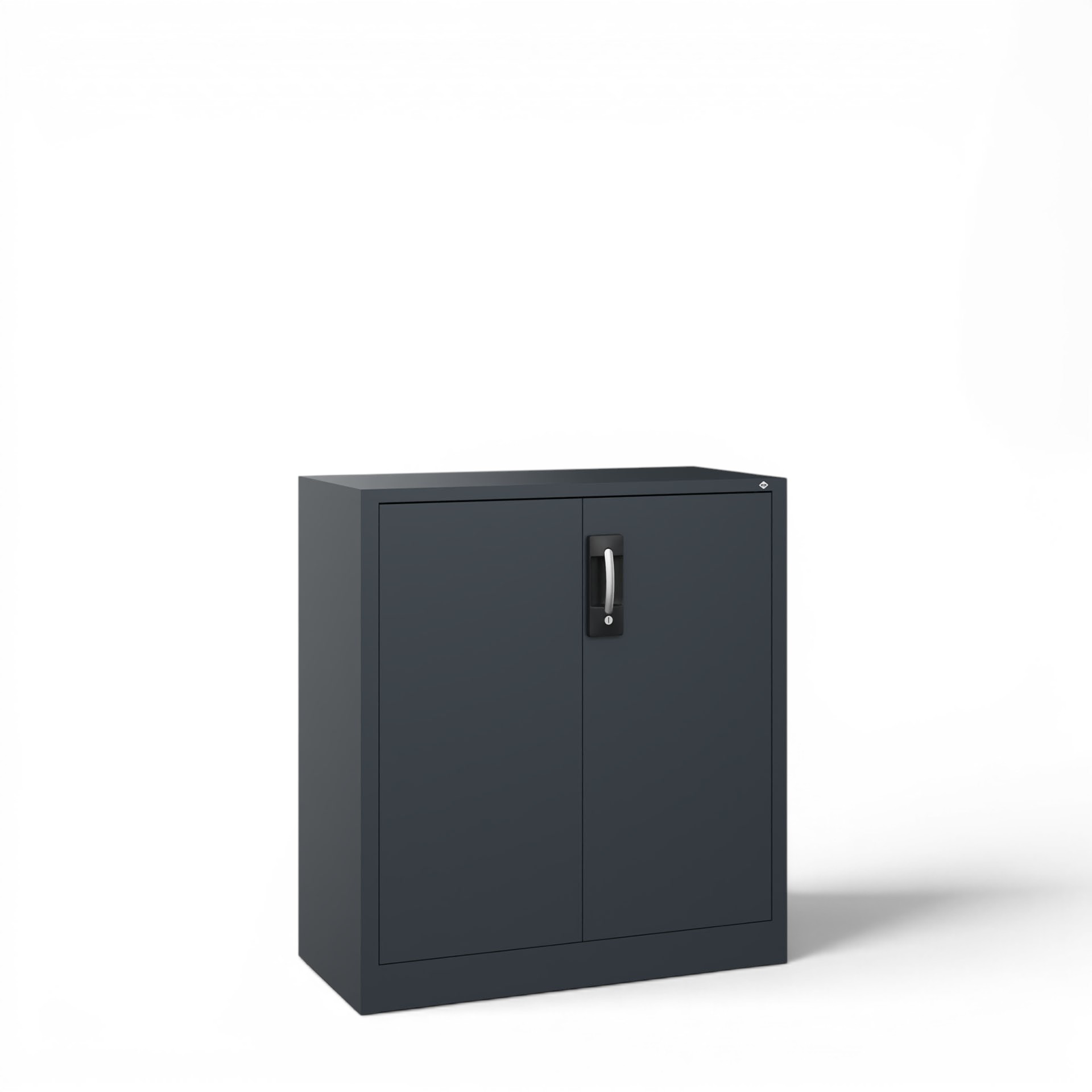 Image of Metallschrank C+P Acurado , Anthrazit, mit Schlüssel, 93 x 100 x 40 cm, Neu - Perfekt auch als Aktenschrank