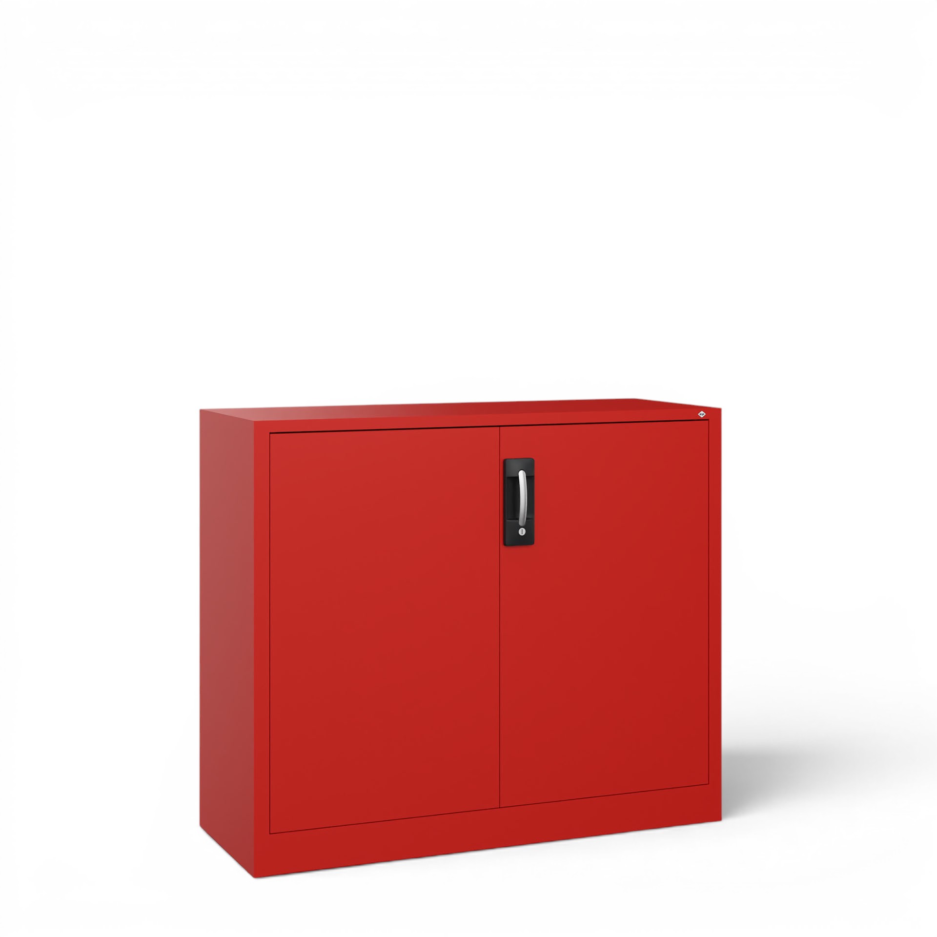 Image of Metallschrank C+P Acurado , Rot, mit Schlüssel, 120 x 100 x 40 cm, Neu - Perfekt auch als Aktenschrank