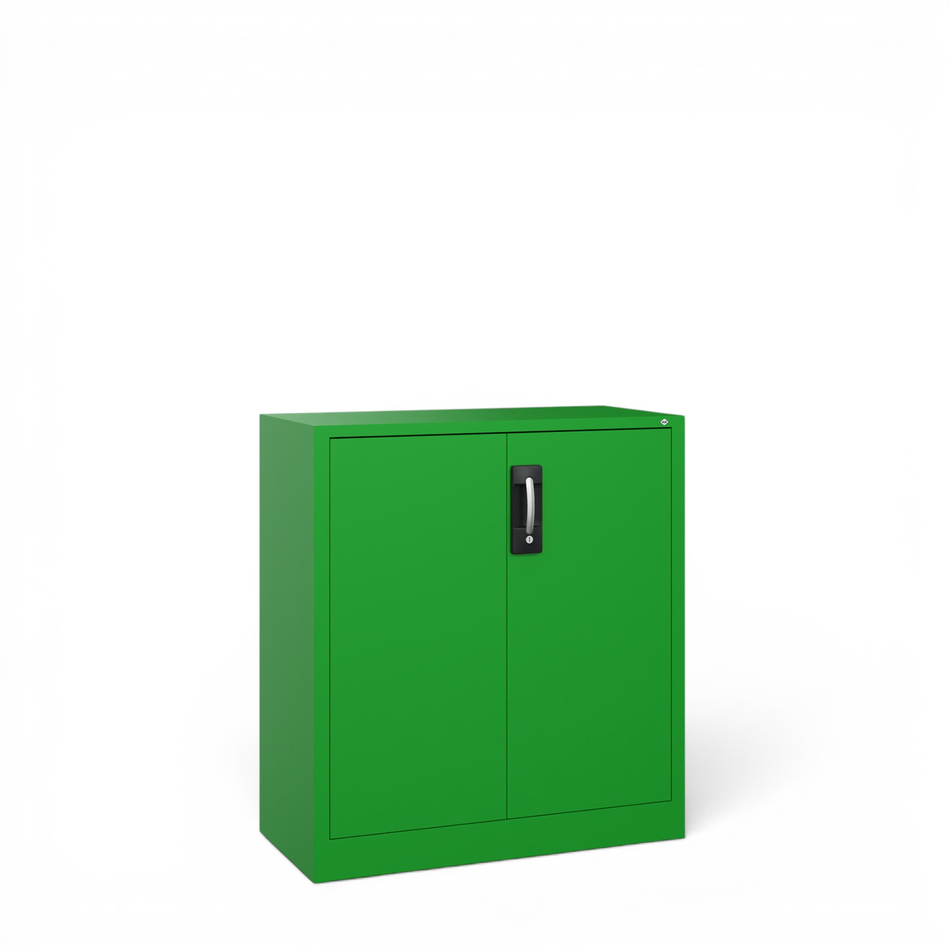 Image of Metallschrank C+P Acurado , Grün, mit Schlüssel, 93 x 100 x 40 cm, Neu - Perfekt auch als Aktenschrank