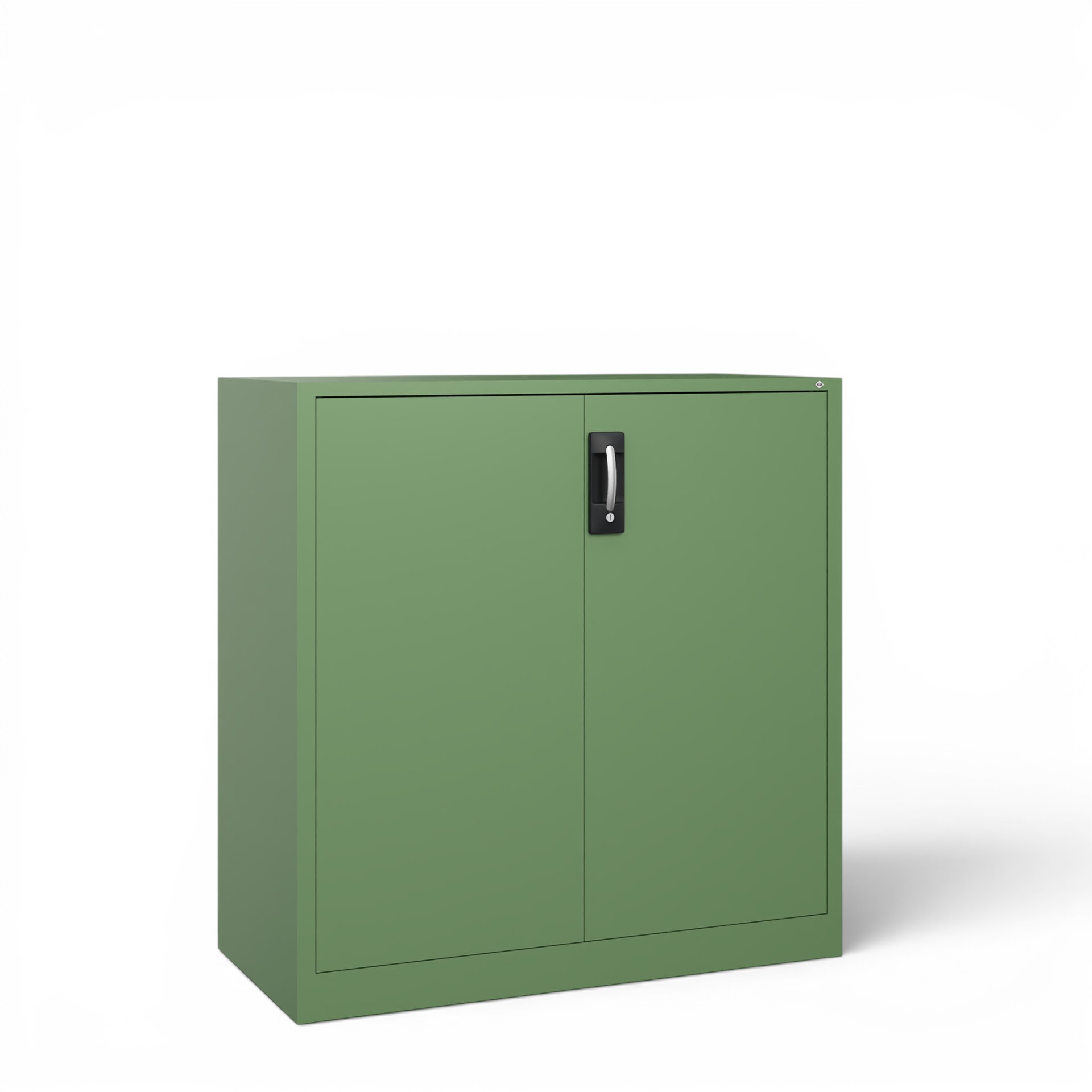 Image of Metallschrank C+P Acurado , Resedagrün, mit Schlüssel, 120 x 120 x 50 cm, Neu - Perfekt auch als Aktenschrank