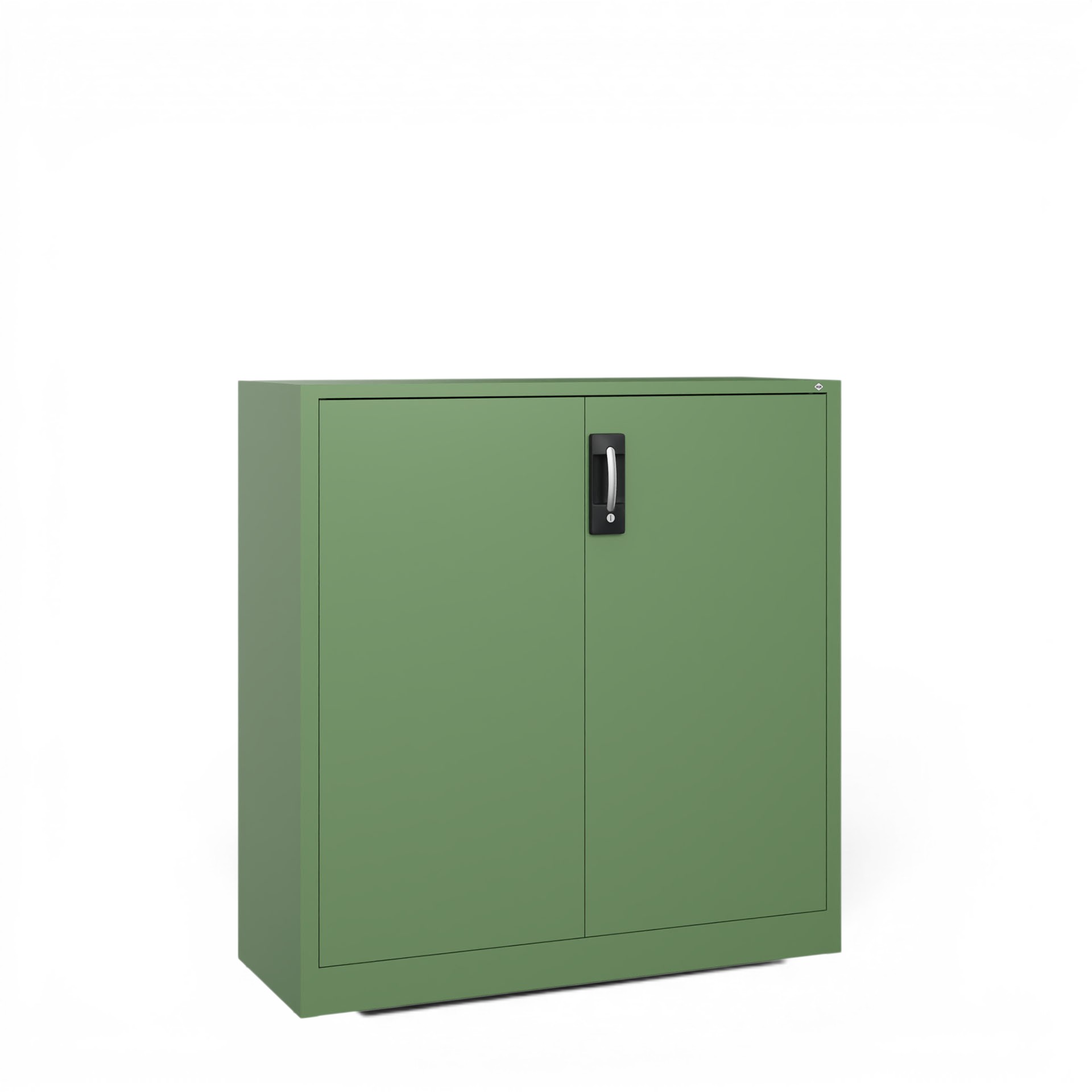 Image of Metallschrank C+P Acurado , Resedagrün, mit Schlüssel, 120 x 120 x 40 cm, Neu - Perfekt auch als Aktenschrank