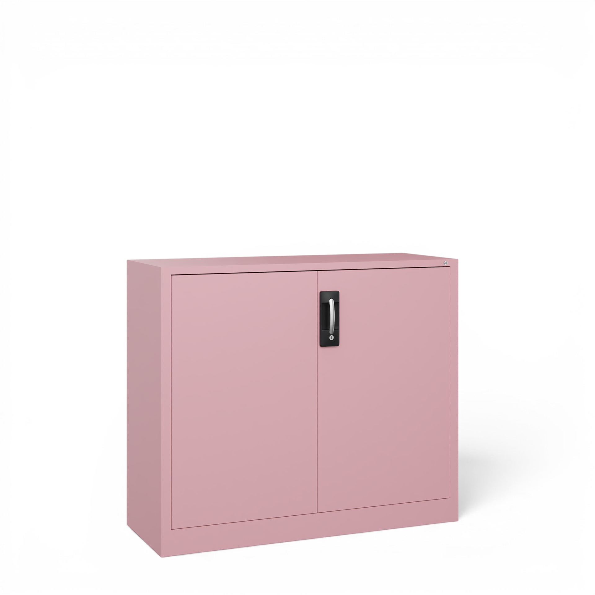 Image of Metallschrank C+P Acurado , Rosa, mit Schlüssel, 120 x 100 x 40 cm, Neu - Perfekt auch als Aktenschrank