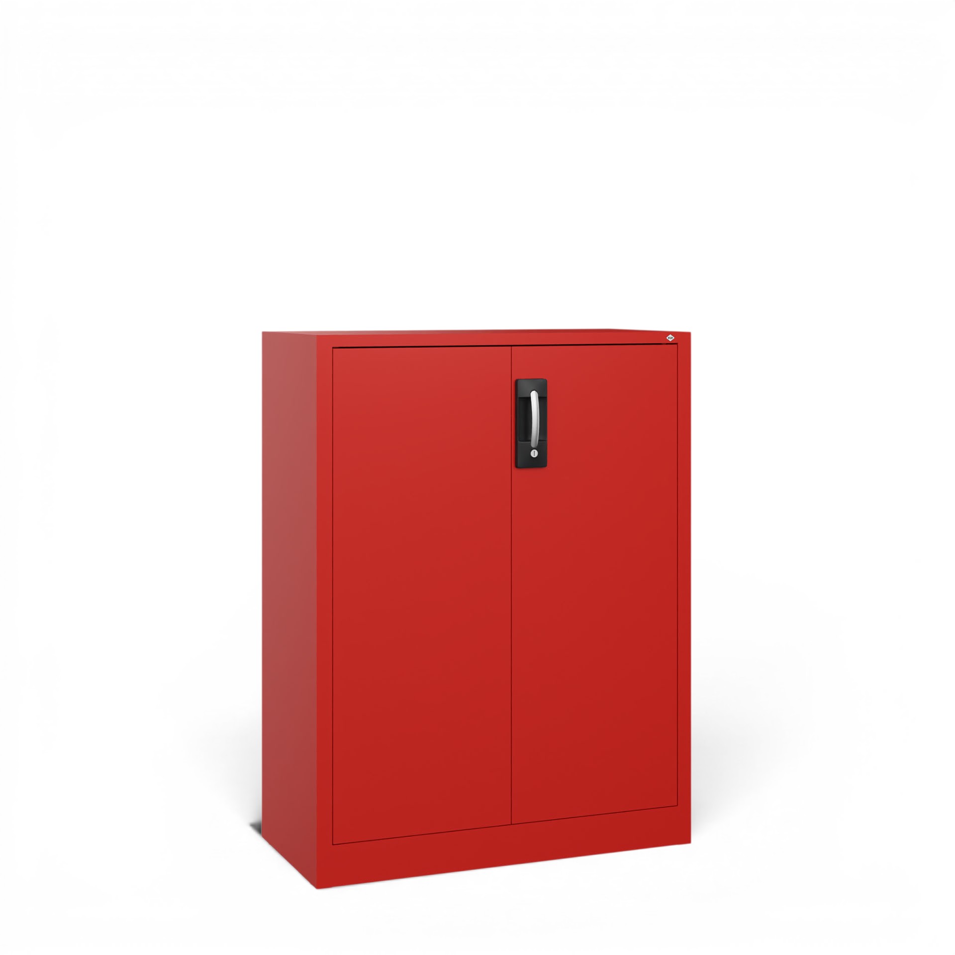 Image of Metallschrank C+P Acurado , Rot, mit Schlüssel, 93 x 120 x 40 cm, Neu - Perfekt auch als Aktenschrank
