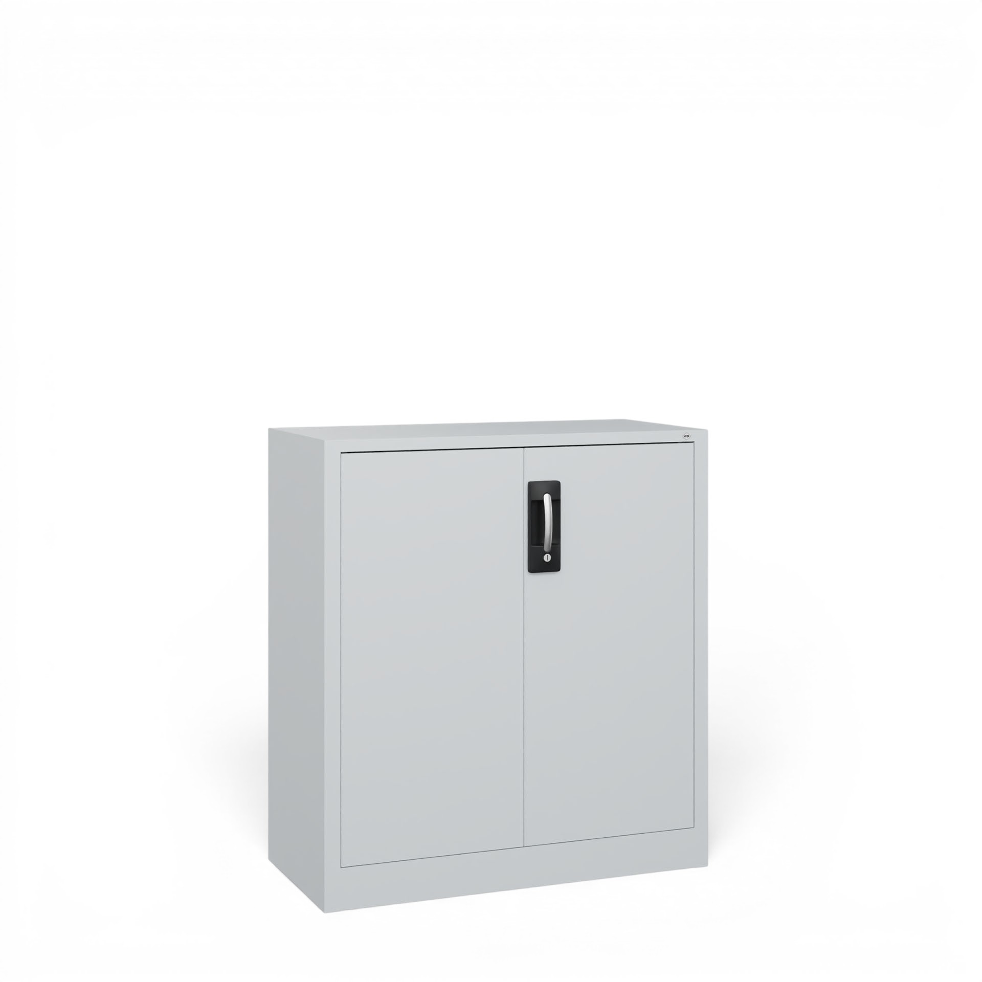Image of Metallschrank C+P Acurado , Lichtgrau, mit Schlüssel, 93 x 100 x 40 cm, Neu - Perfekt auch als Aktenschrank