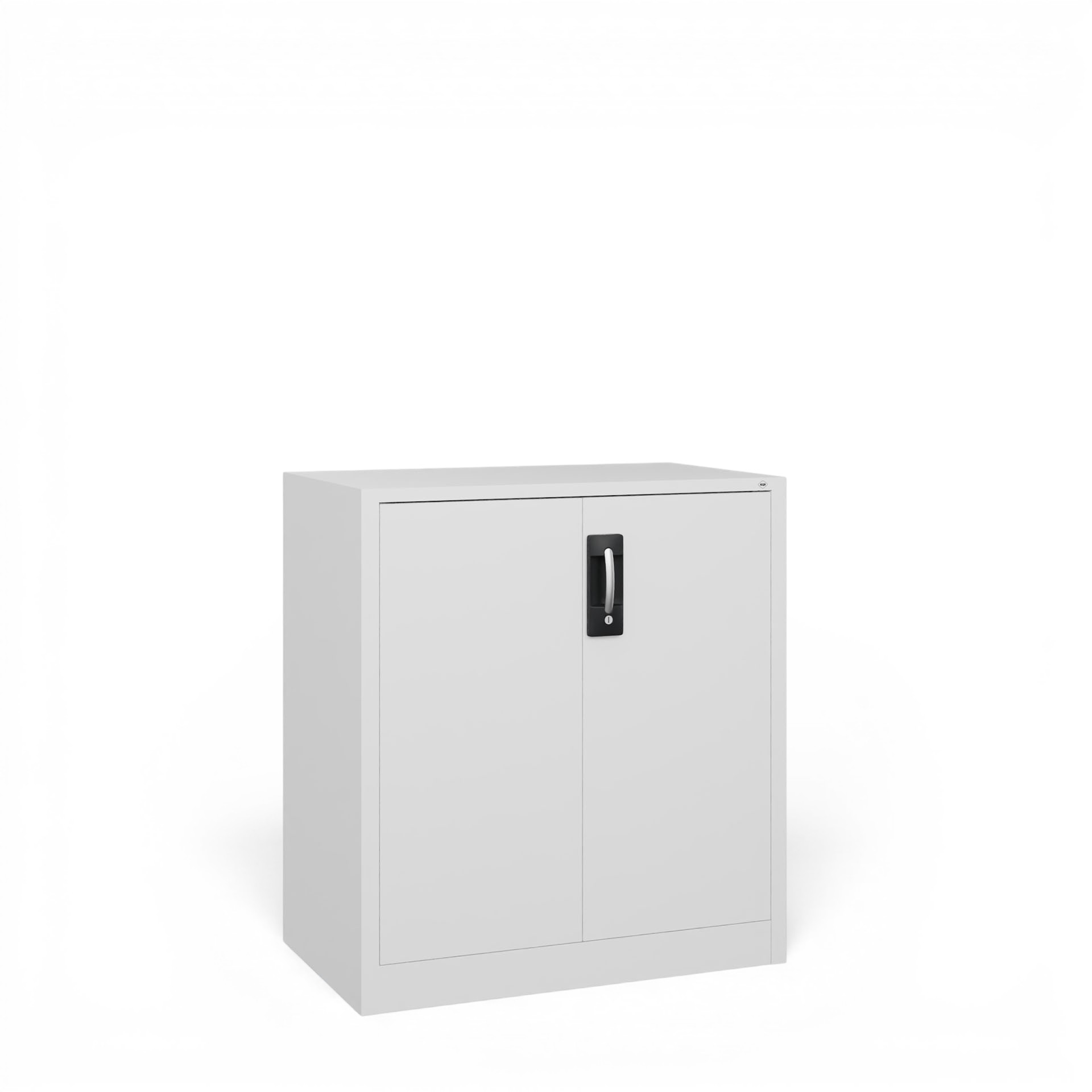Image of Metallschrank C+P Acurado , Weiss, mit Schlüssel, 93 x 100 x 50 cm, Neu - Perfekt auch als Aktenschrank