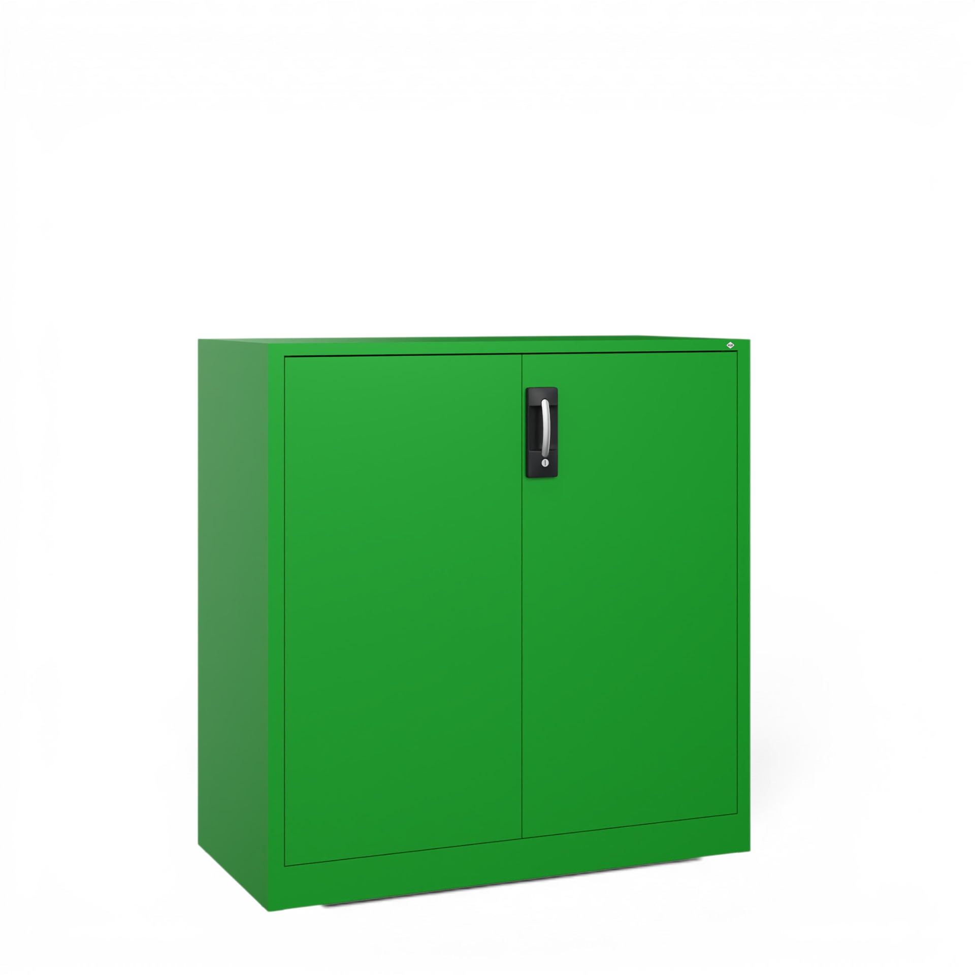 Image of Metallschrank C+P Acurado , Grün, mit Schlüssel, 120 x 120 x 50 cm, Neu - Perfekt auch als Aktenschrank