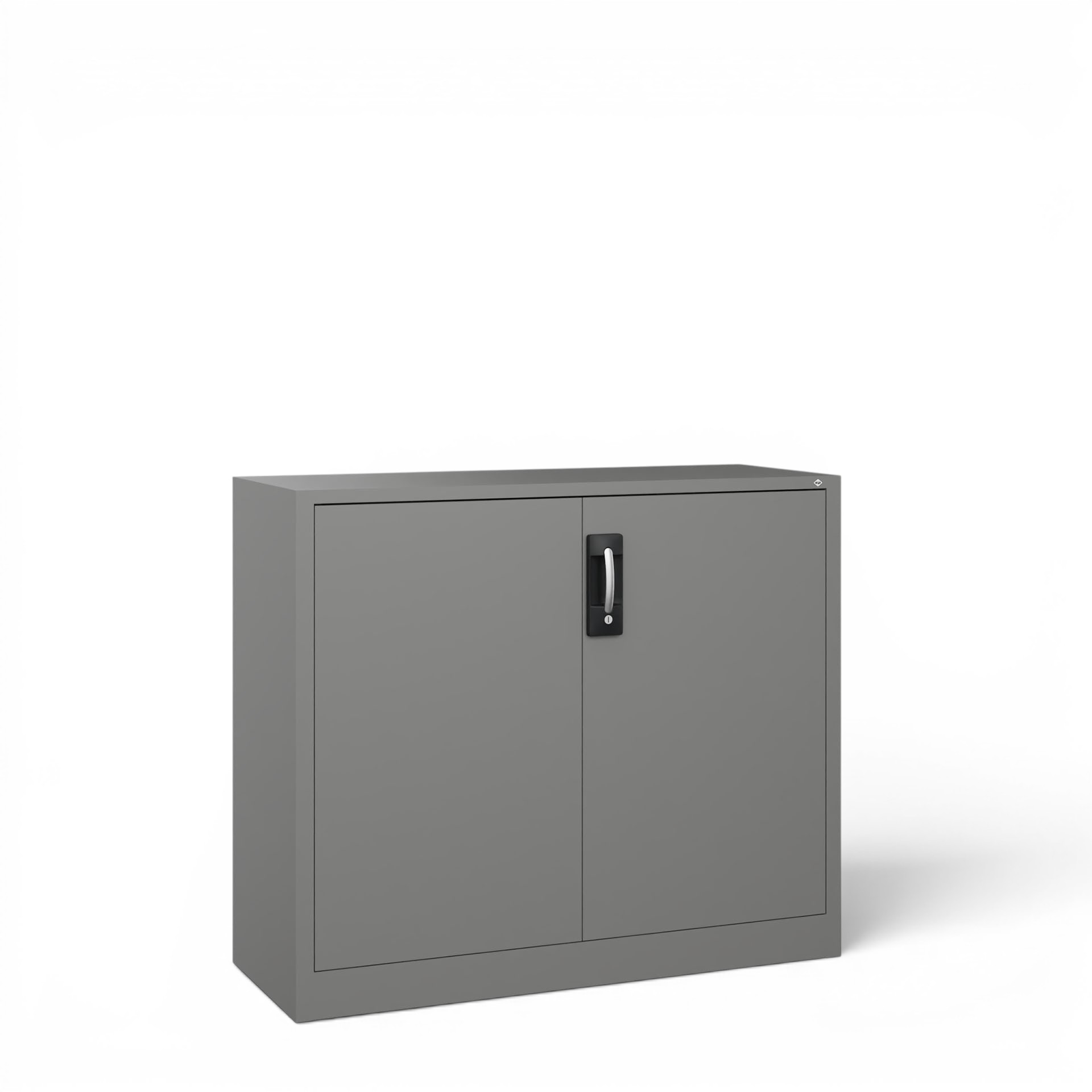 Image of Metallschrank C+P Acurado , Stahlgrau, mit Schlüssel, 120 x 100 x 40 cm, Neu - Perfekt auch als Aktenschrank