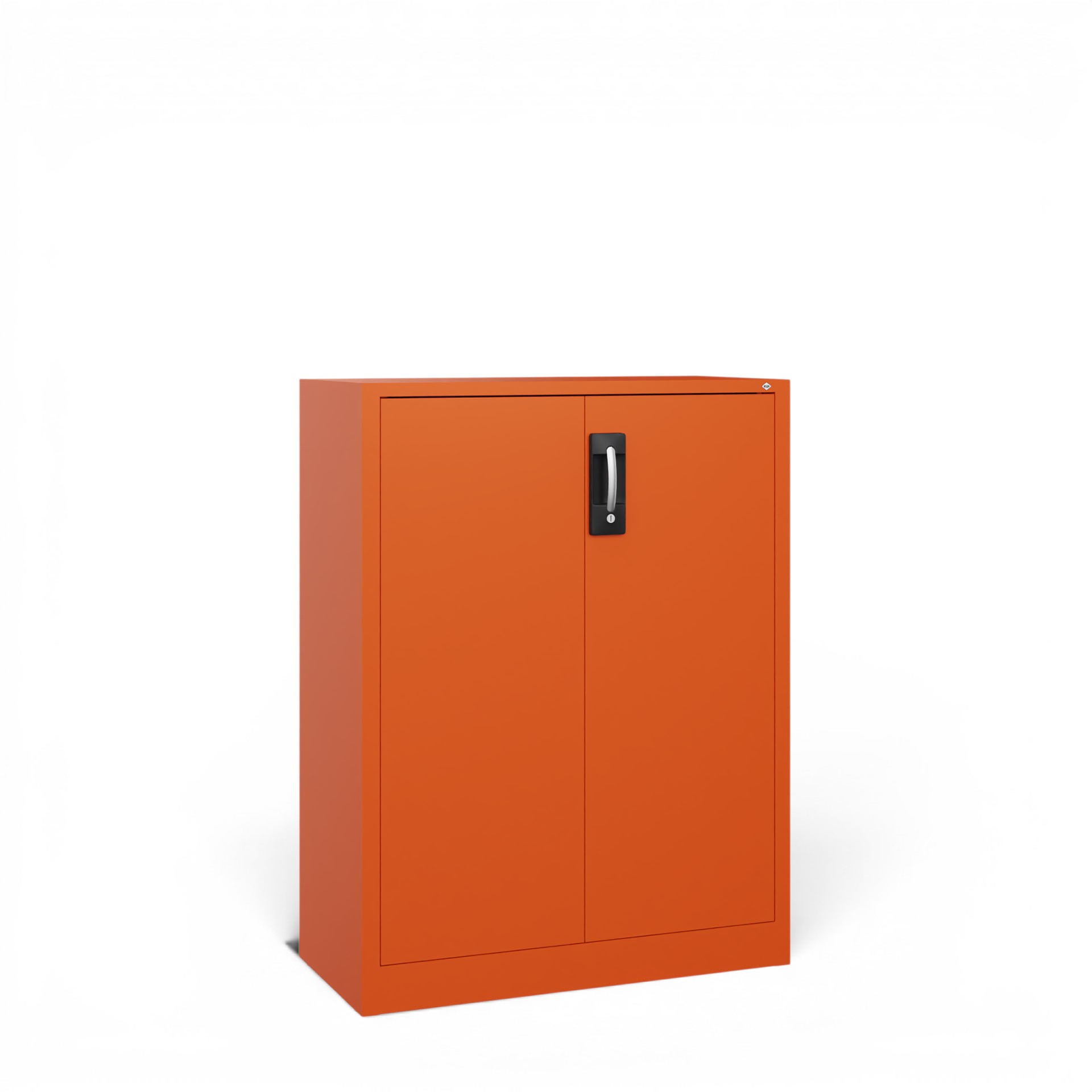 Image of Metallschrank C+P Acurado , Orange, mit Schlüssel, 93 x 120 x 40 cm, Neu - Perfekt auch als Aktenschrank