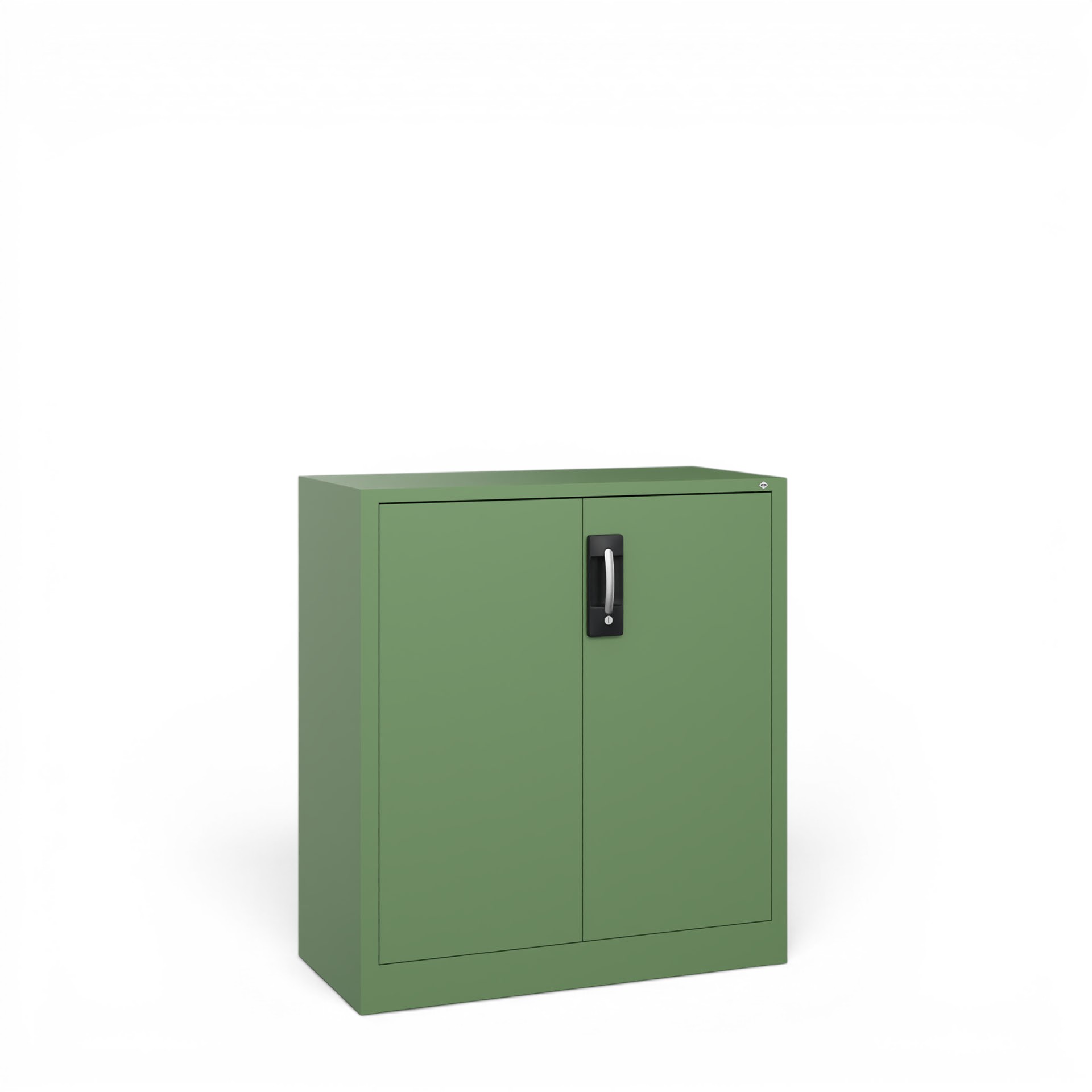 Image of Metallschrank C+P Acurado , Resedagrün, mit Schlüssel, 93 x 100 x 40 cm, Neu - Perfekt auch als Aktenschrank