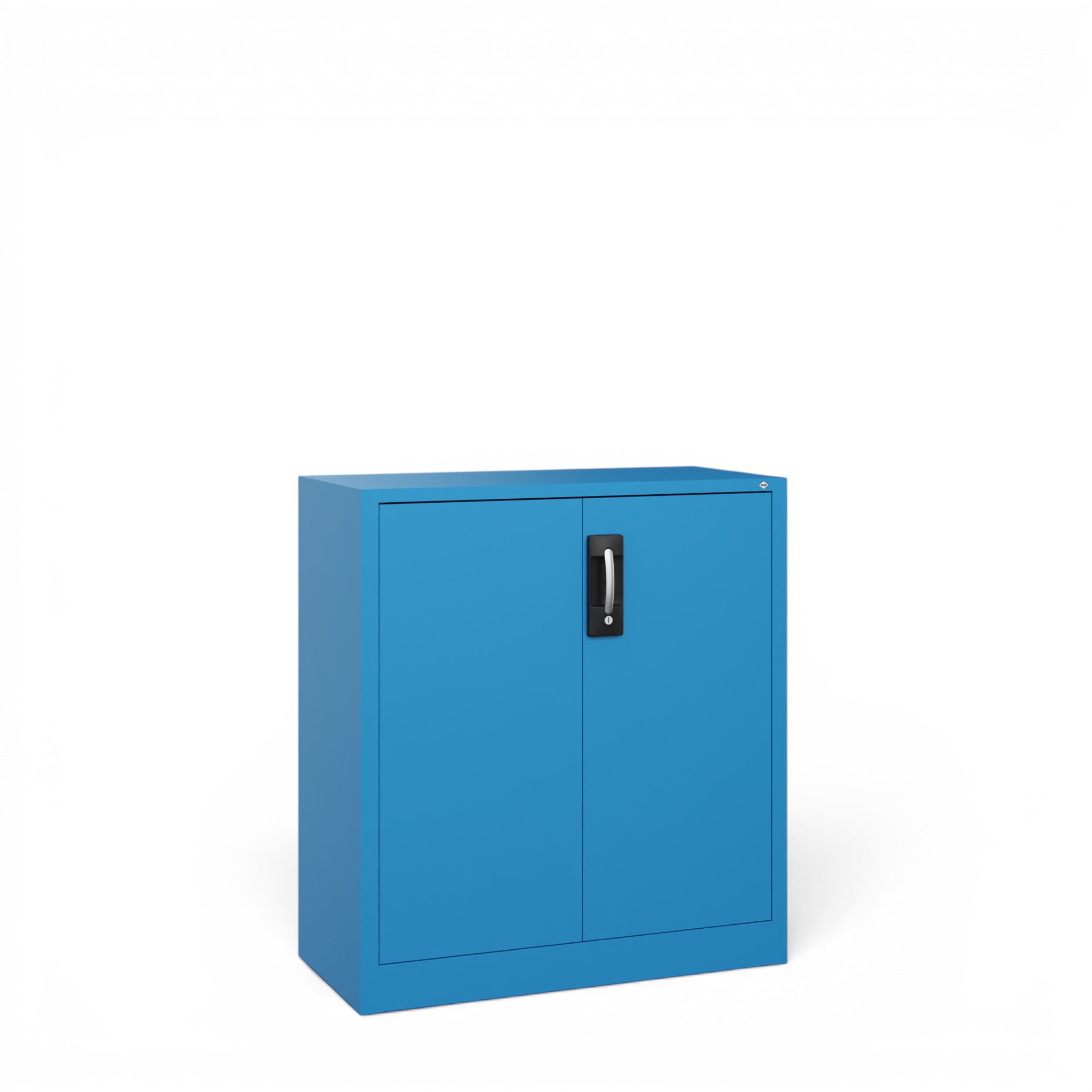 Image of Metallschrank C+P Acurado , Lichtblau, mit Schlüssel, 93 x 100 x 40 cm, Neu - Perfekt auch als Aktenschrank
