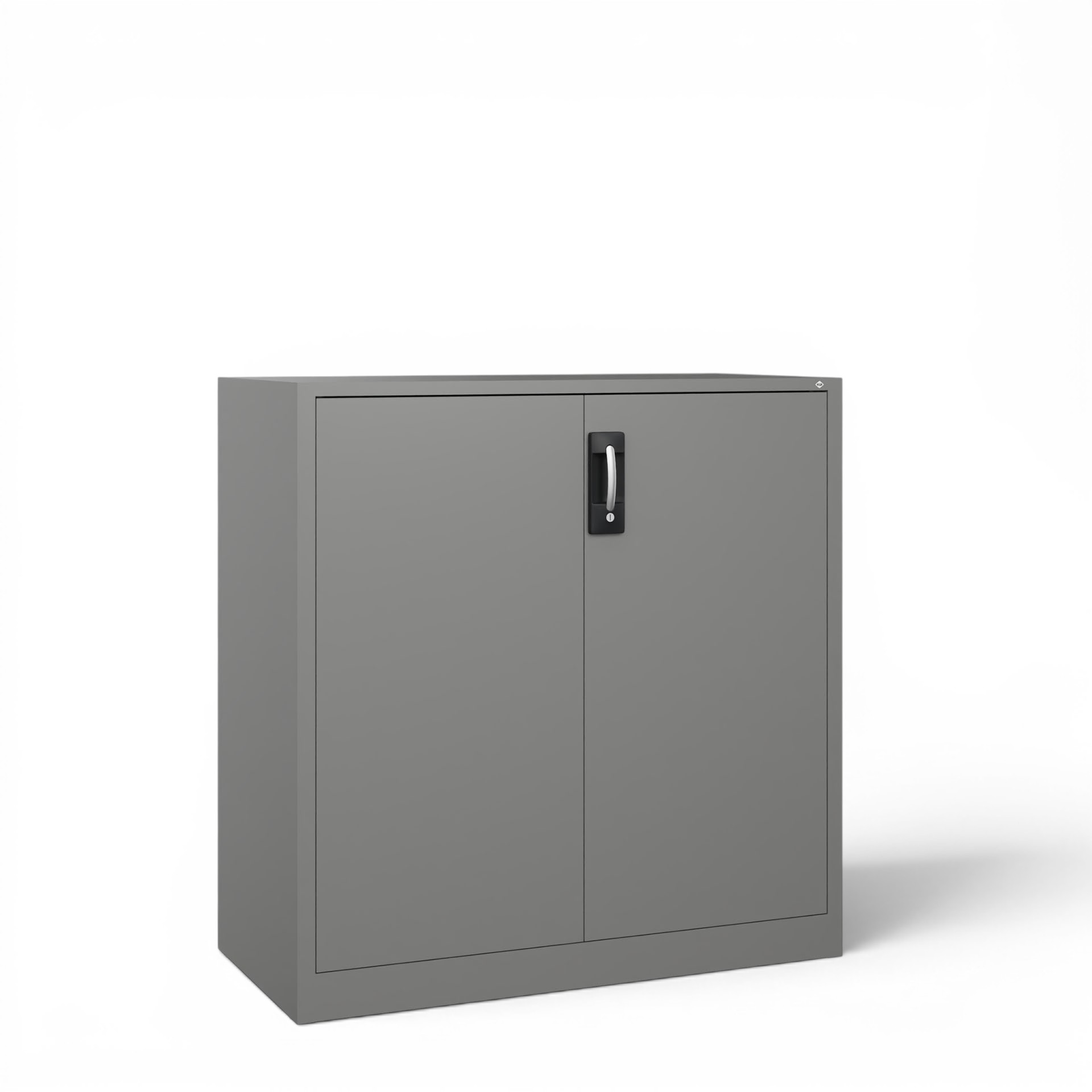 Image of Metallschrank C+P Acurado , Stahlgrau, mit Schlüssel, 120 x 120 x 50 cm, Neu - Perfekt auch als Aktenschrank