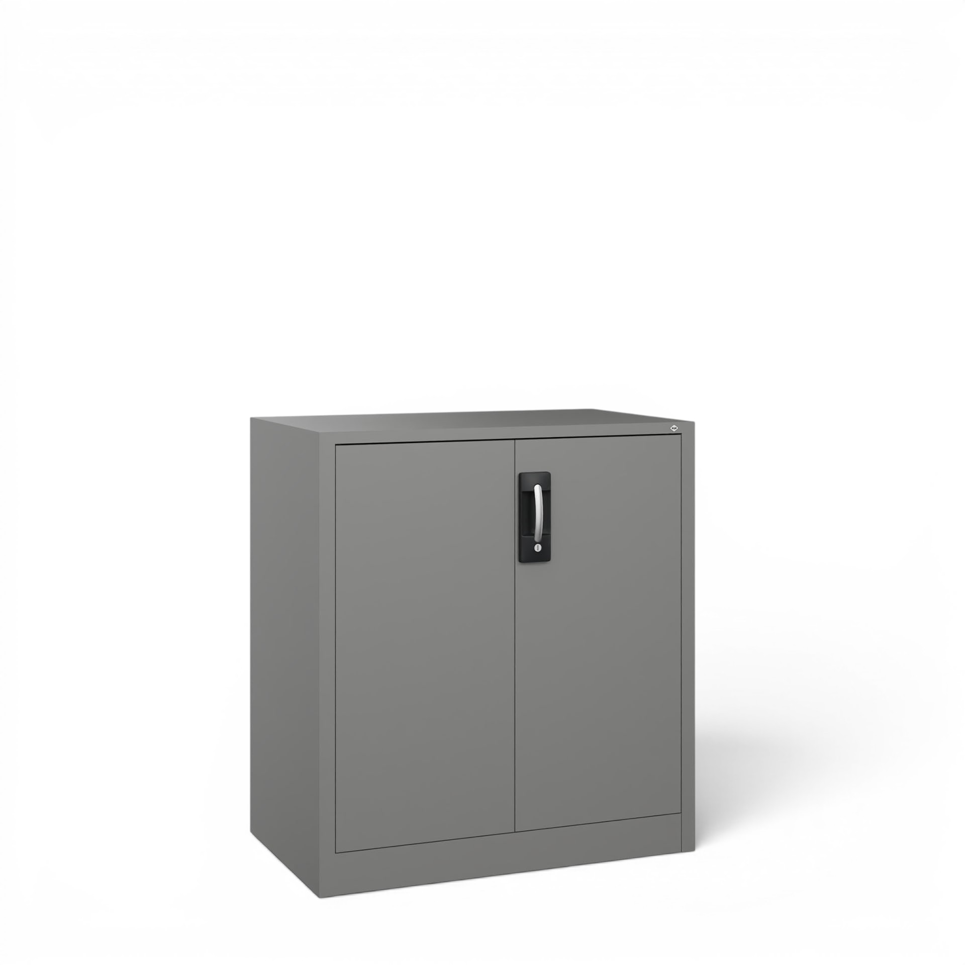 Image of Metallschrank C+P Acurado , Stahlgrau, mit Schlüssel, 93 x 100 x 50 cm, Neu - Perfekt auch als Aktenschrank