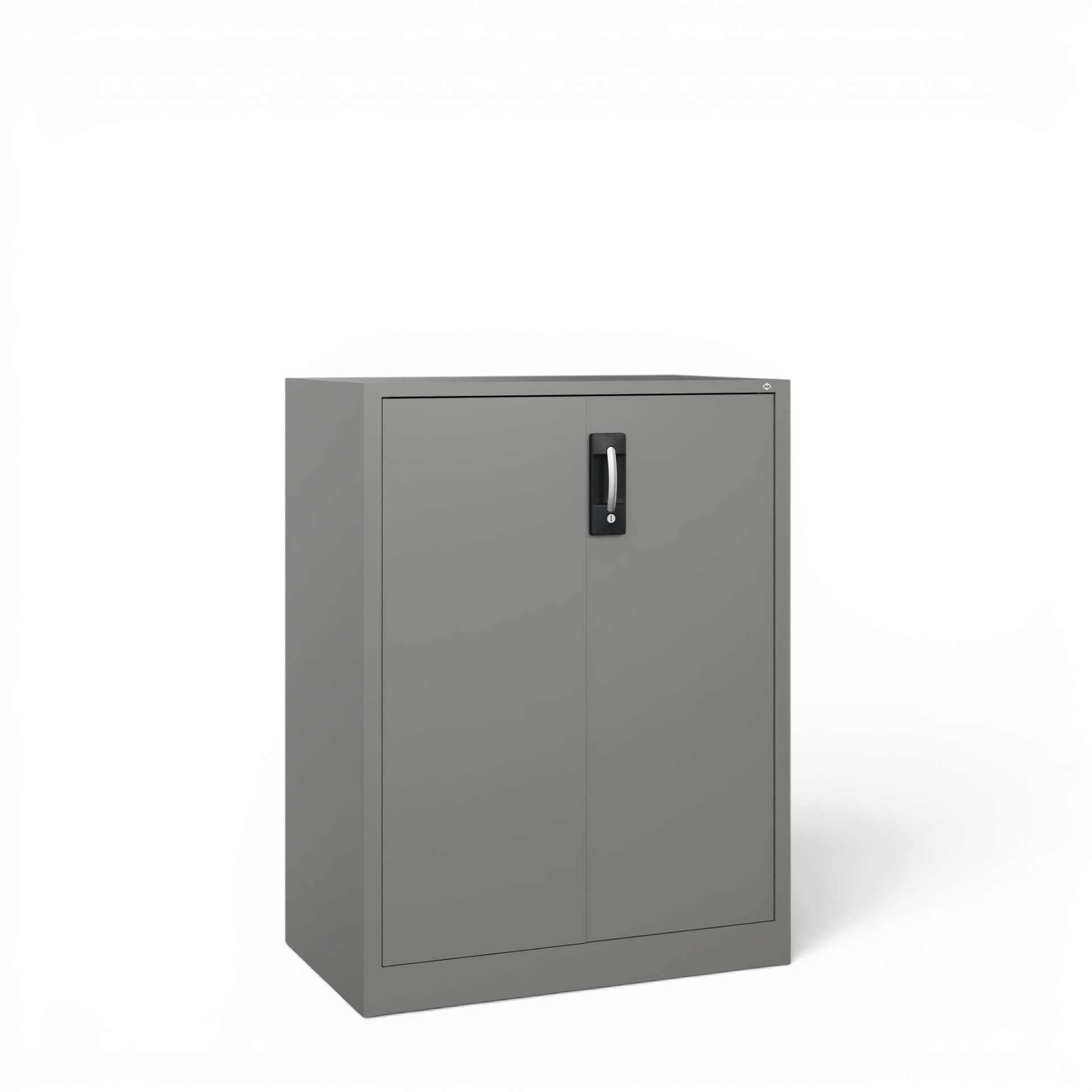 Image of Metallschrank C+P Acurado , Stahlgrau, mit Schlüssel, 93 x 120 x 50 cm, Neu - Perfekt auch als Aktenschrank