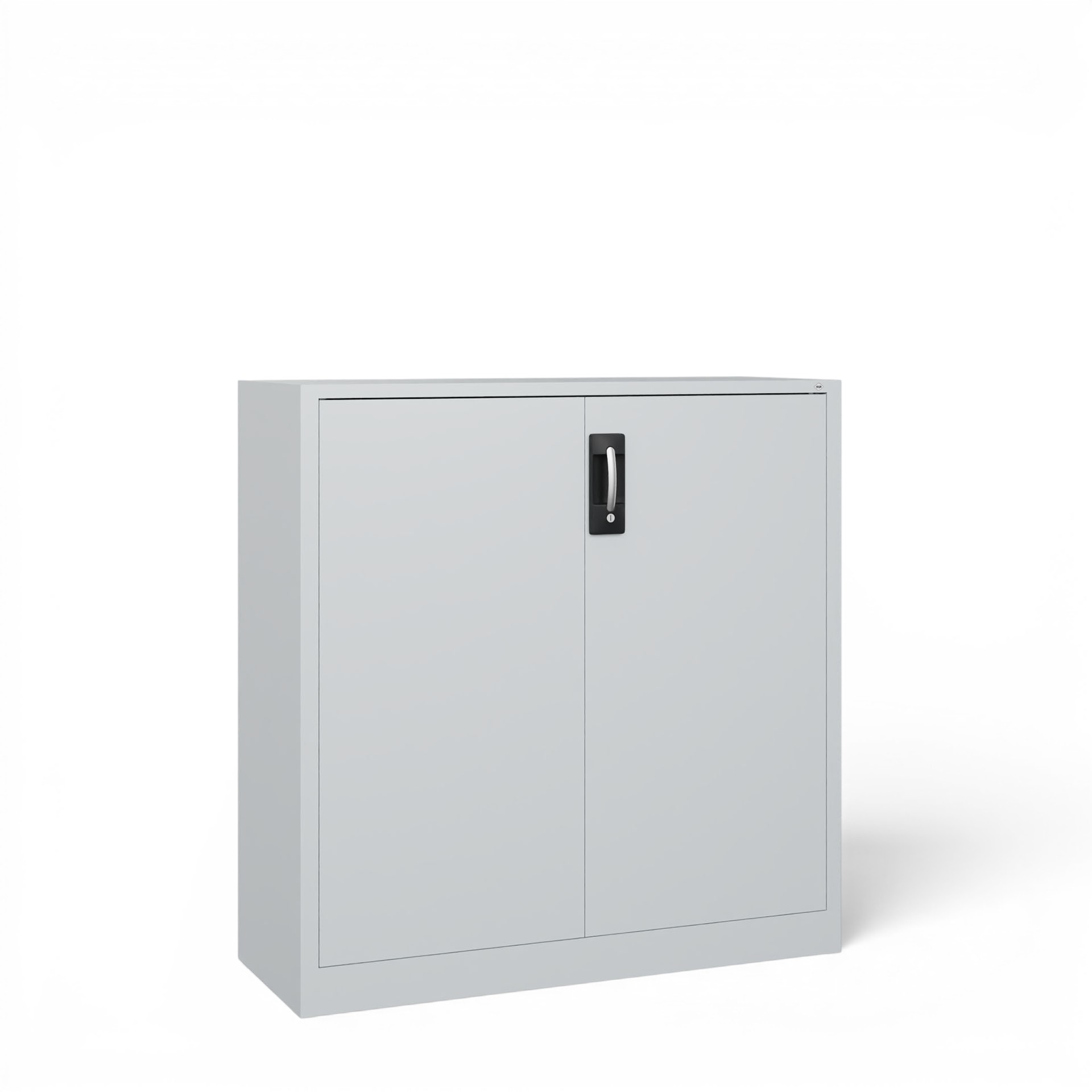 Image of Metallschrank C+P Acurado , Lichtgrau, mit Schlüssel, 120 x 120 x 40 cm, Neu - Perfekt auch als Aktenschrank
