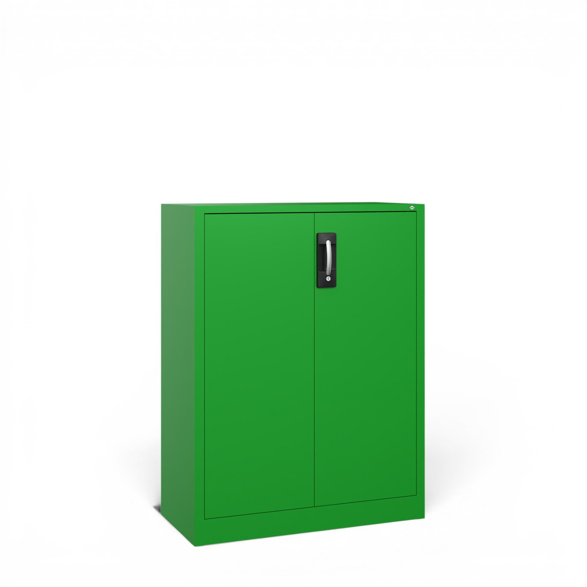 Image of Metallschrank C+P Acurado , Grün, mit Schlüssel, 93 x 120 x 40 cm, Neu - Perfekt auch als Aktenschrank