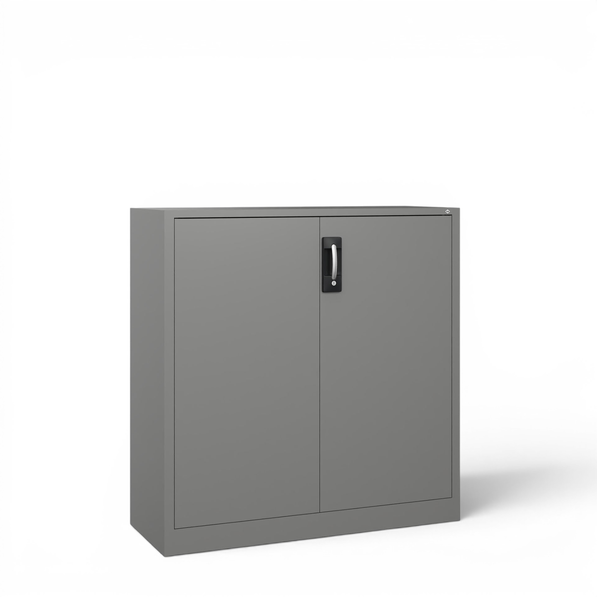 Image of Metallschrank C+P Acurado , Stahlgrau, mit Schlüssel, 120 x 120 x 40 cm, Neu - Perfekt auch als Aktenschrank