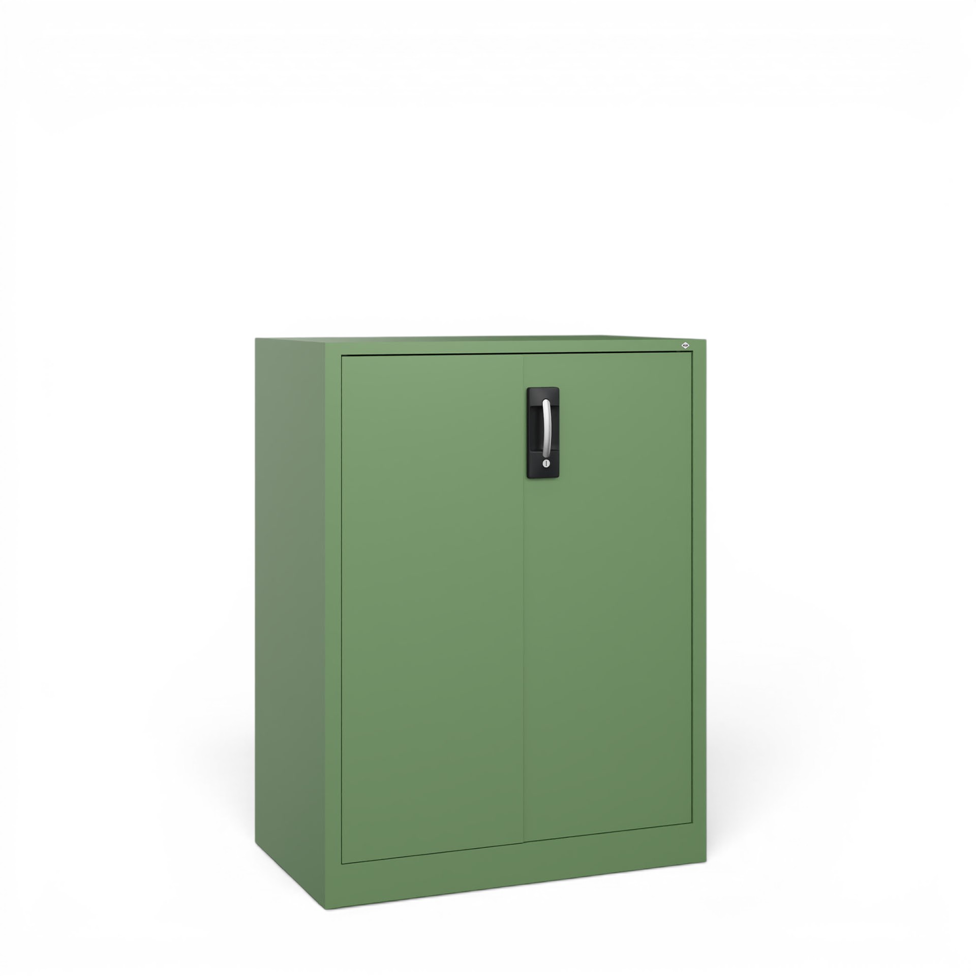 Image of Metallschrank C+P Acurado , Resedagrün, mit Schlüssel, 93 x 120 x 50 cm, Neu - Perfekt auch als Aktenschrank