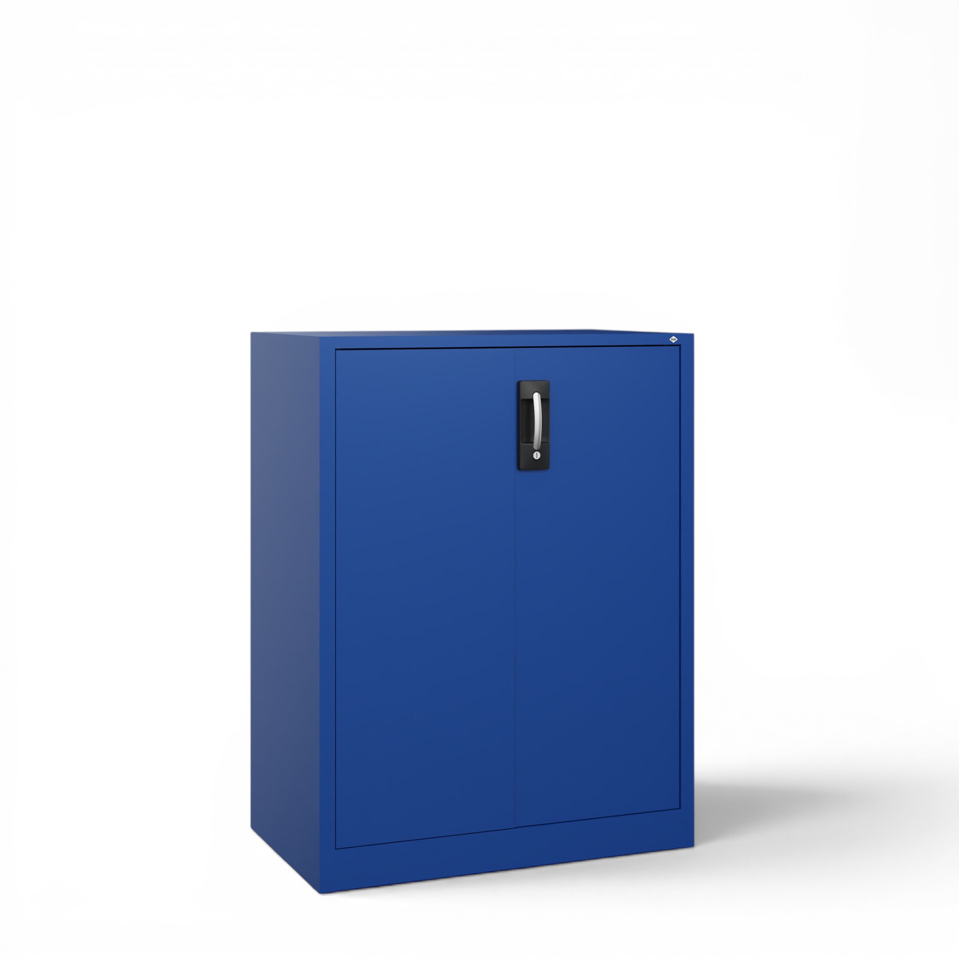 Image of Metallschrank C+P Acurado , Enzianblau, mit Schlüssel, 93 x 120 x 50 cm, Neu - Perfekt auch als Aktenschrank