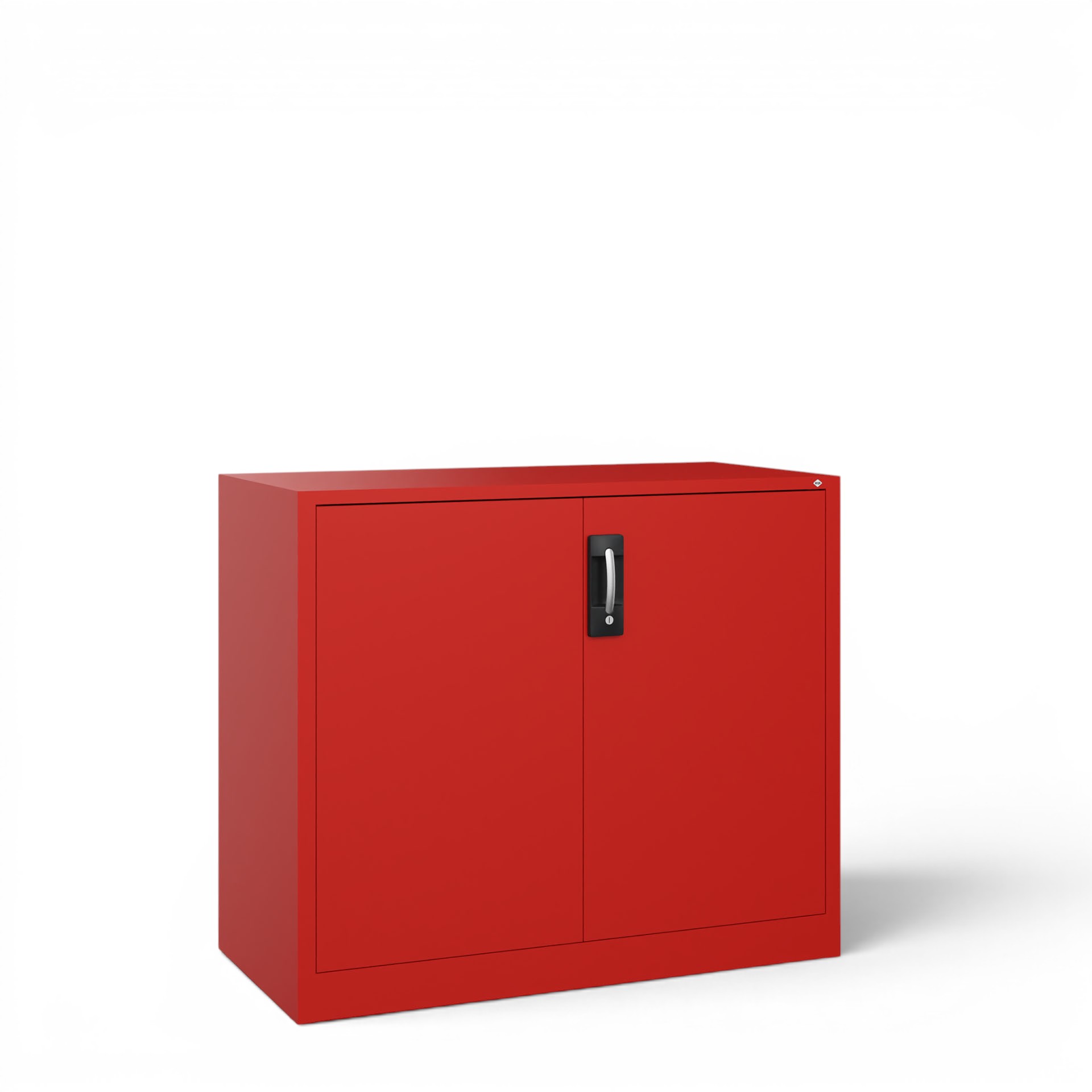 Image of Metallschrank C+P Acurado , Rot, mit Schlüssel, 120 x 100 x 50 cm, Neu - Perfekt auch als Aktenschrank