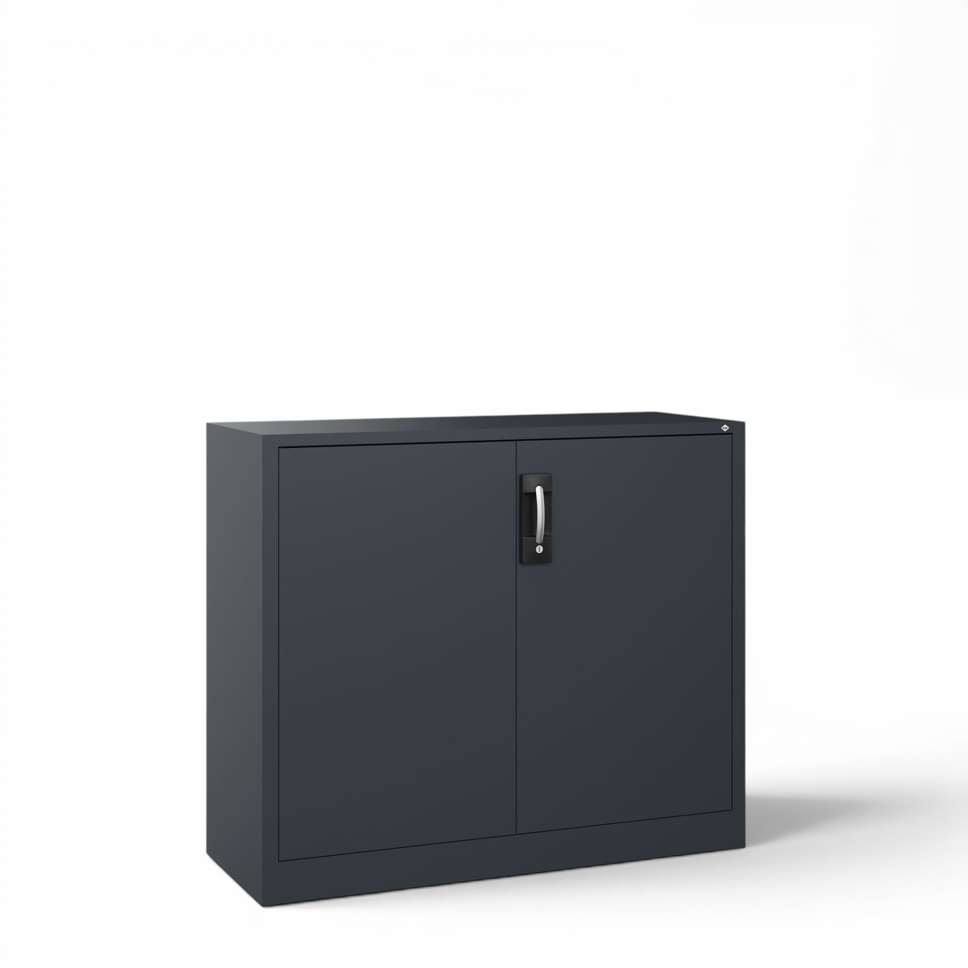 Image of Metallschrank C+P Acurado , Anthrazit, mit Schlüssel, 120 x 100 x 40 cm, Neu - Perfekt auch als Aktenschrank