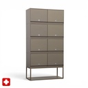 Schliessfachschrank Lista LO (Braun)