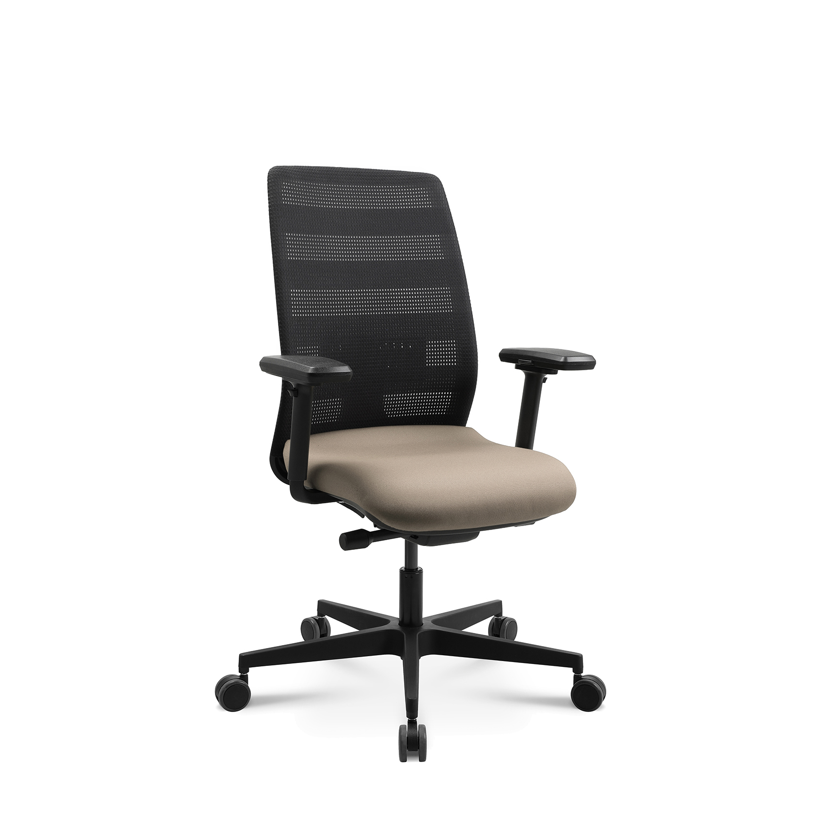 Image of Bürostuhl Tradingzone Air 3 mit 3D Armlehnen Beige, Neu, Ergonomischer Stuhl - ideal für flexibles Arbeiten