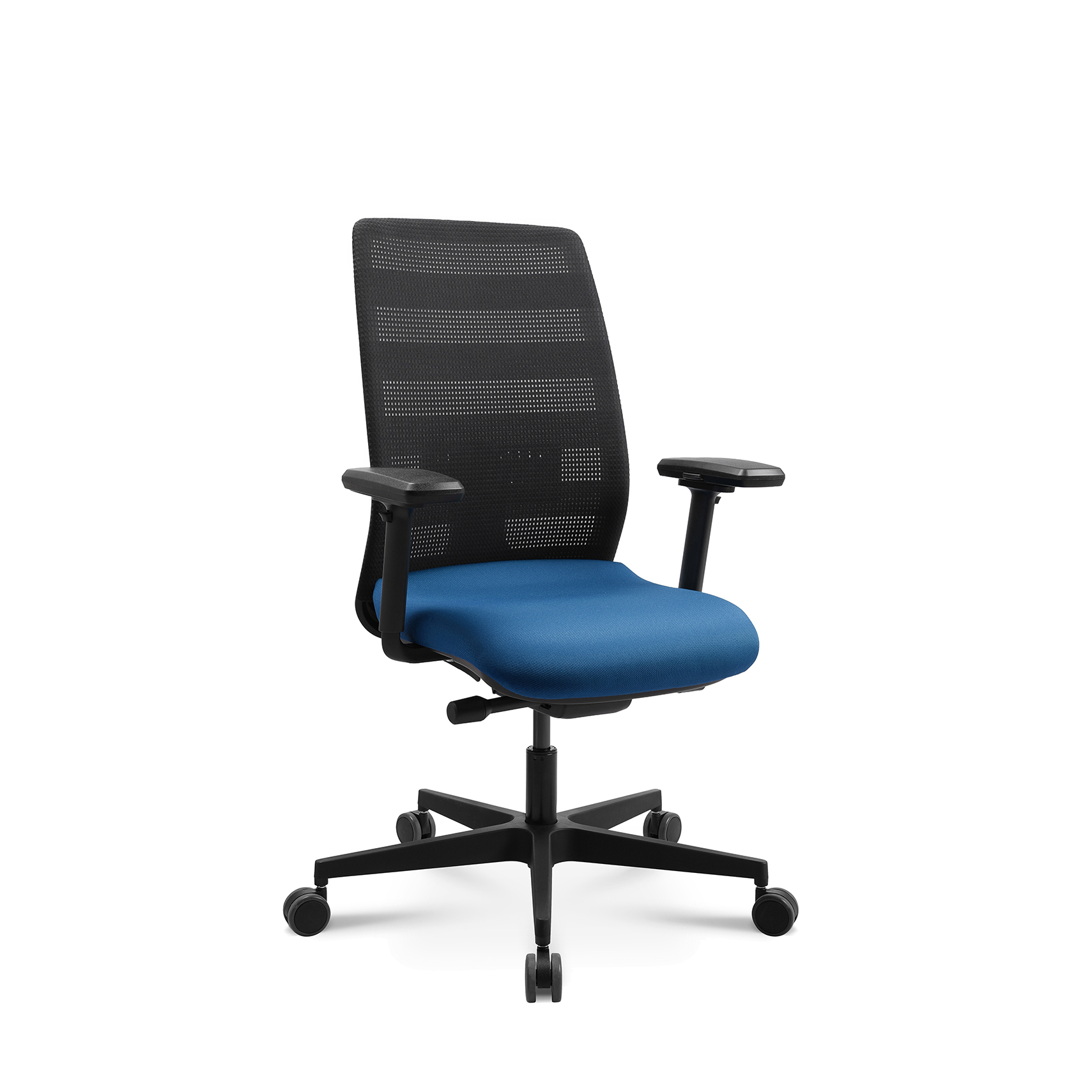 Image of Bürostuhl Tradingzone Air 3 mit 3D Armlehnen Blau, Neu, Ergonomischer Stuhl - ideal für flexibles Arbeiten