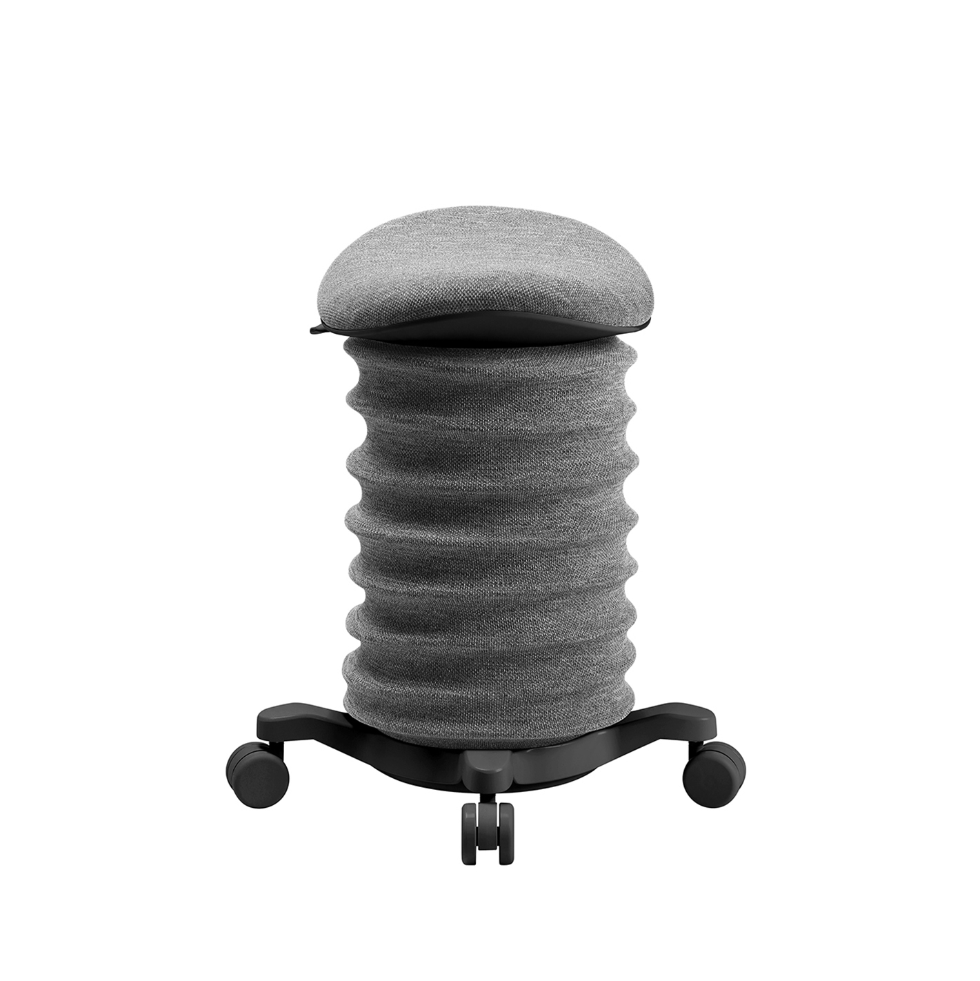 Image of Bürohocker Topstar Sitness 4D Schwarz/Schwarz, Hartbodenrollen, Dynamisches Sitzen - optimal für gesundes Sitzen