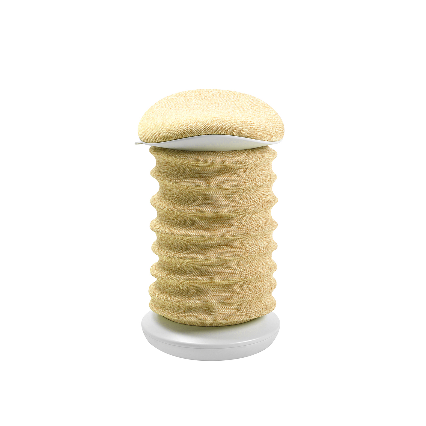Image of Bürohocker Topstar Sitness 4D Gelb/Weiss, Standfuss, Dynamisches Sitzen - optimal für gesundes Sitzen