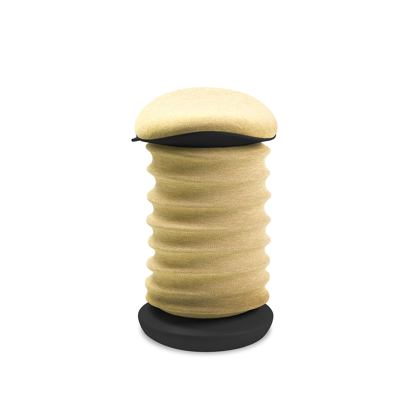Image of Bürohocker Topstar Sitness 4D Gelb/Schwarz, Standfuss, Dynamisches Sitzen - optimal für gesundes Sitzen