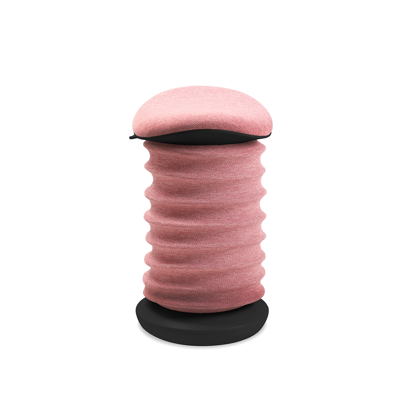 Image of Bürohocker Topstar Sitness 4D Rosa/Schwarz, Standfuss, Dynamisches Sitzen - optimal für gesundes Sitzen